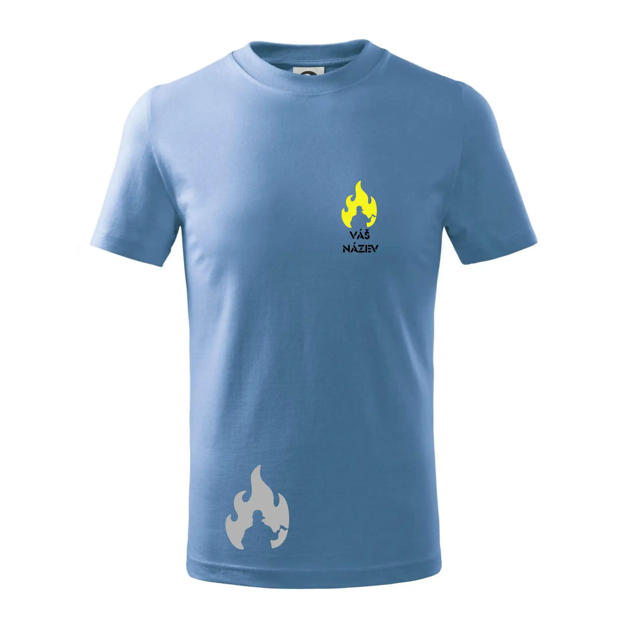 Hasiči - oheň - Váš název - Prso + záda