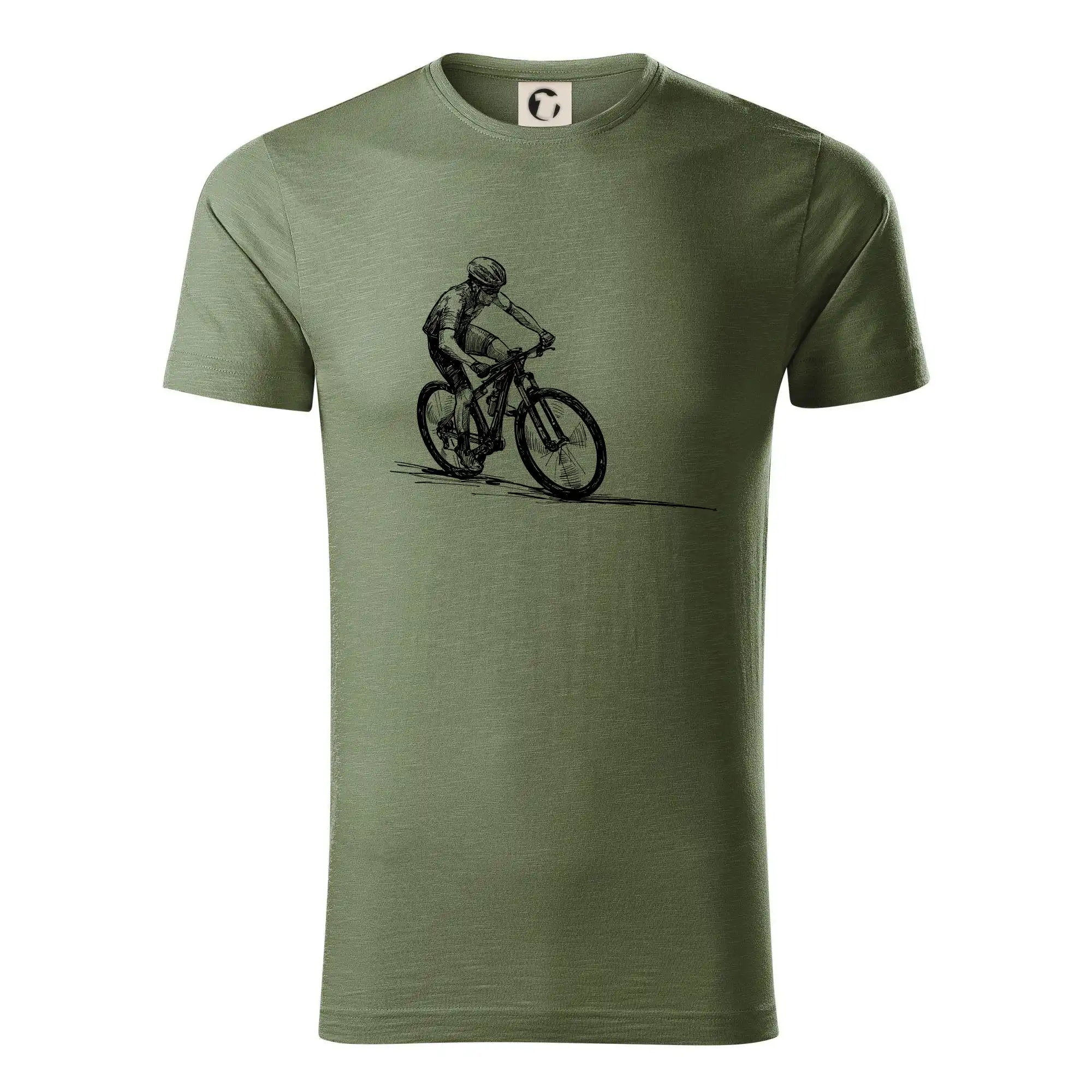 MTB kreslený cyklista