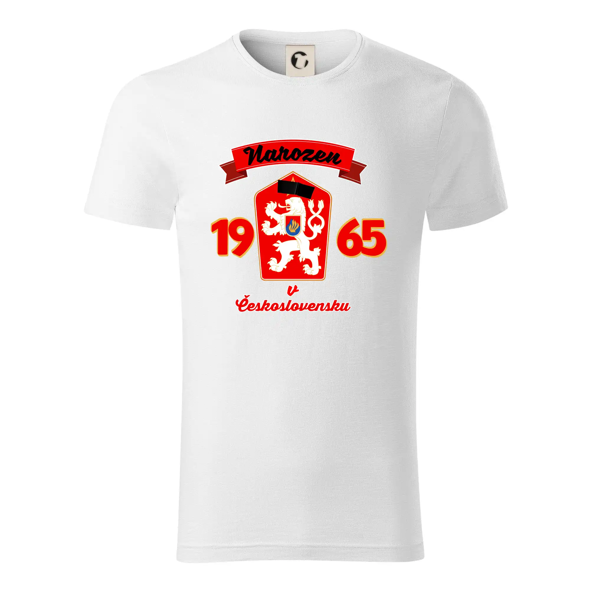 Narozen v Československu - Přelepený znak 1965