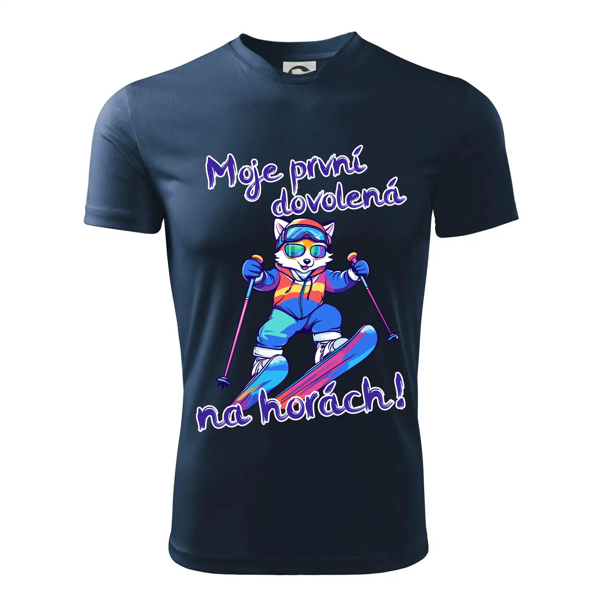 Moje první dovolená na horách modrá liška