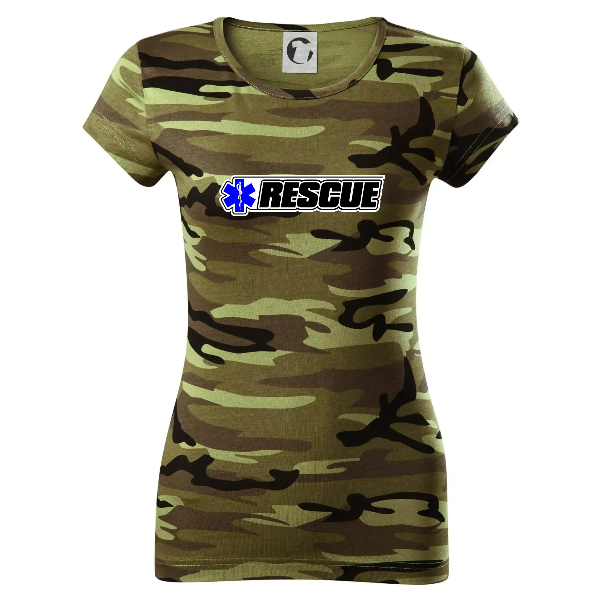 Záchranář rescue kříž modrý