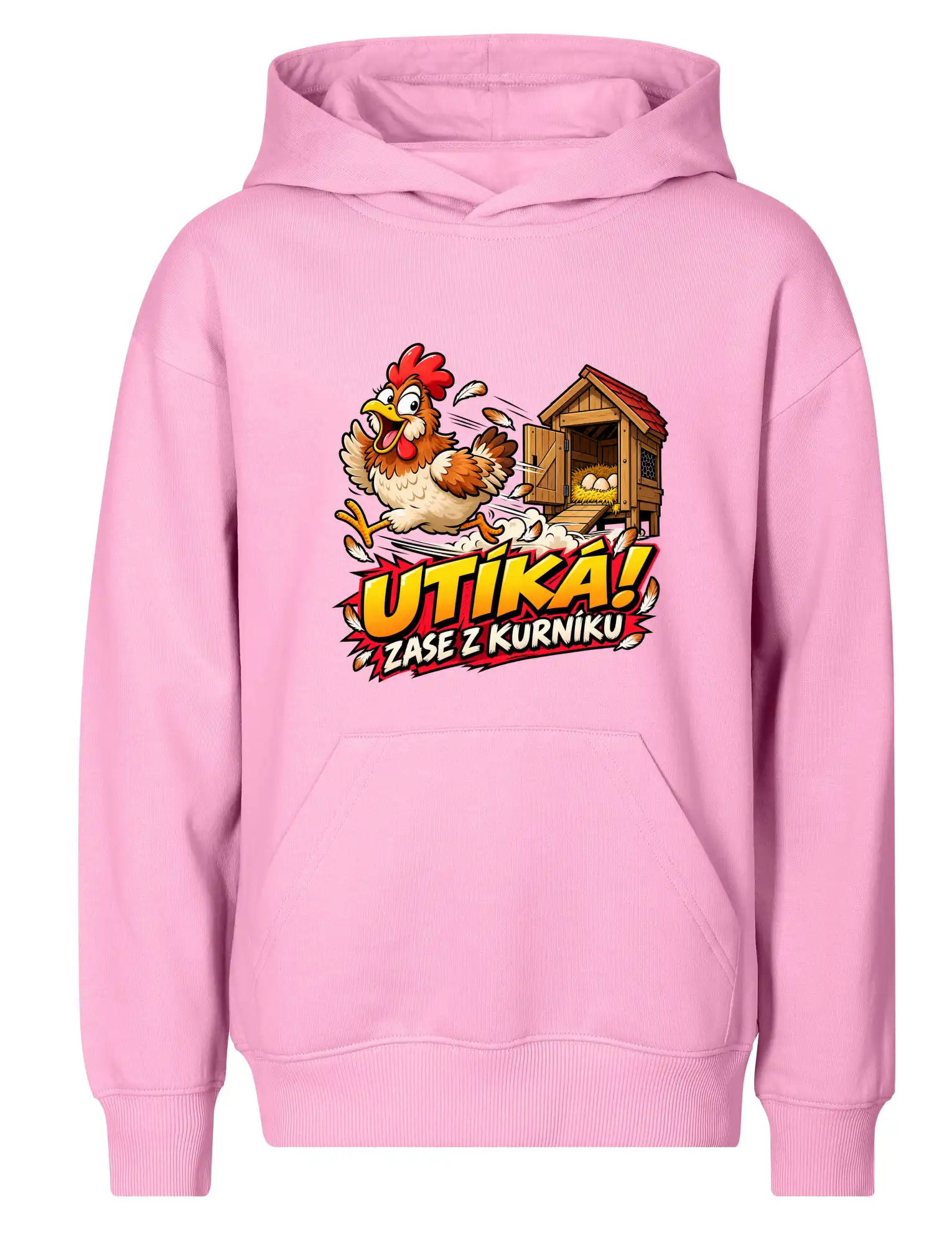 Útěk slepice z kurníku
