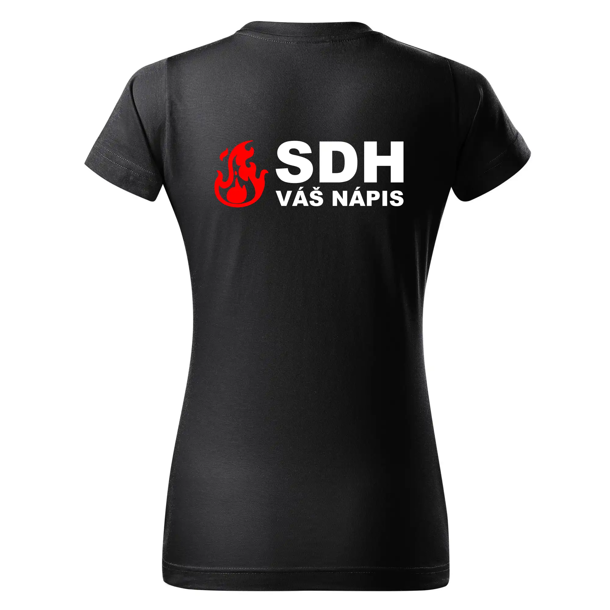 SDH nápis (oheň, název sboru - vlastní nápis)