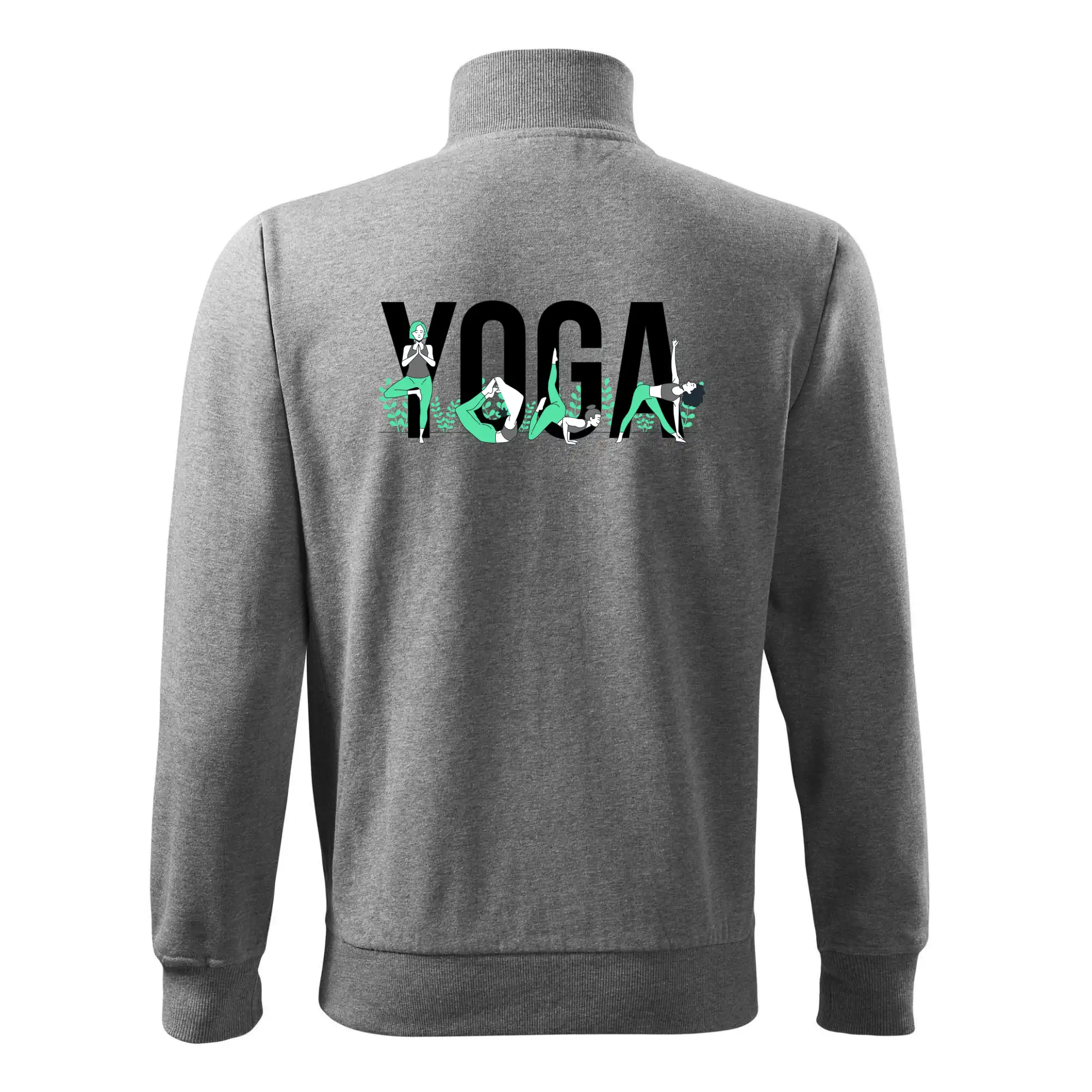 Yoga nápis barevný