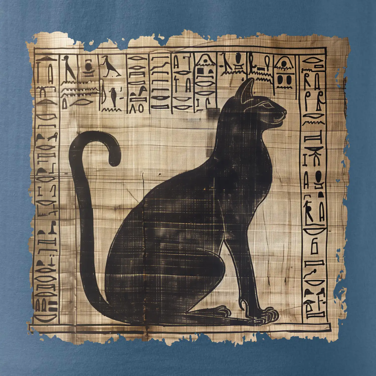 Egyptské hieroglyfy kočka
