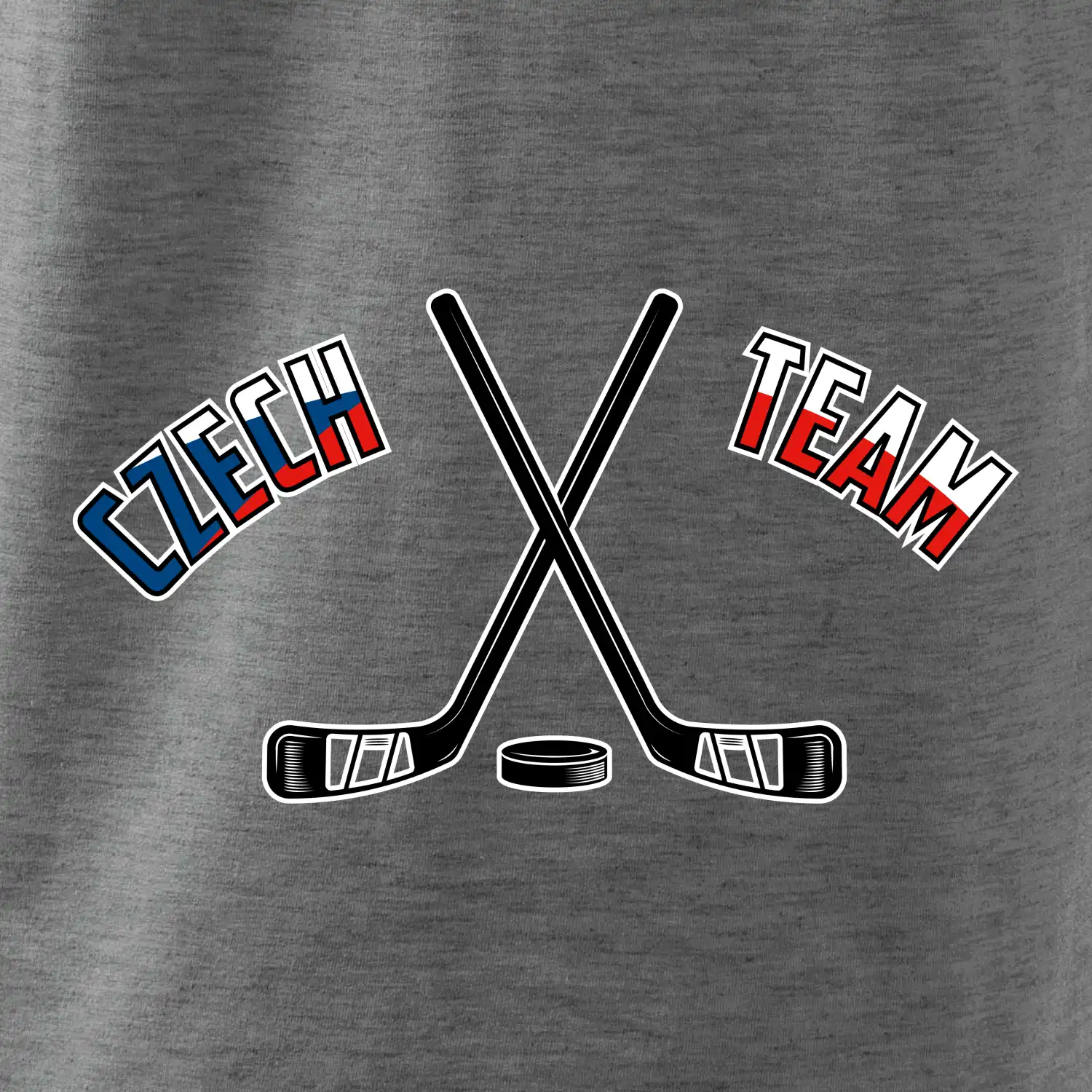 Czech team - hokejky a puk