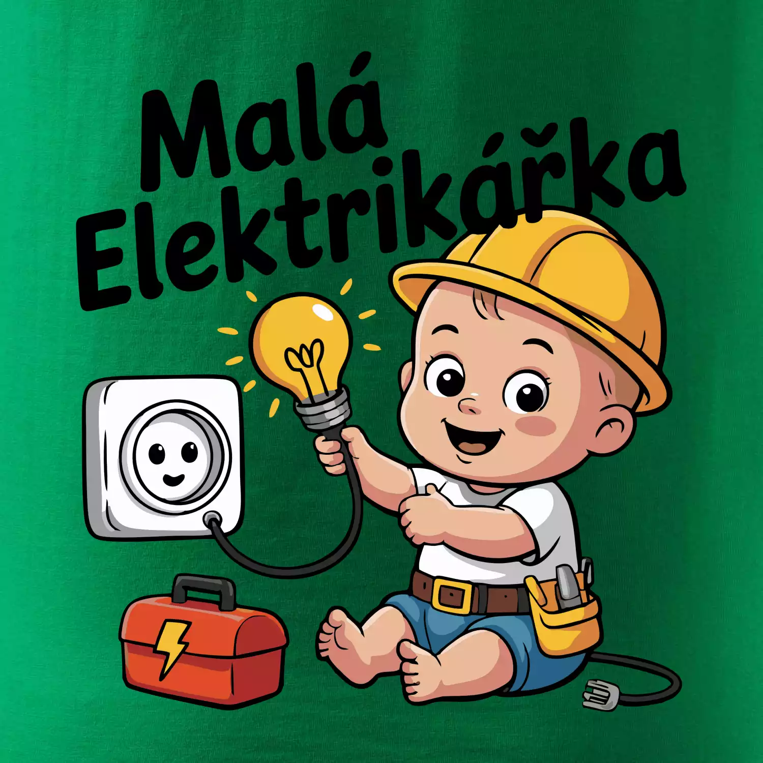 Malá elektrikářka - veselá zásuvka