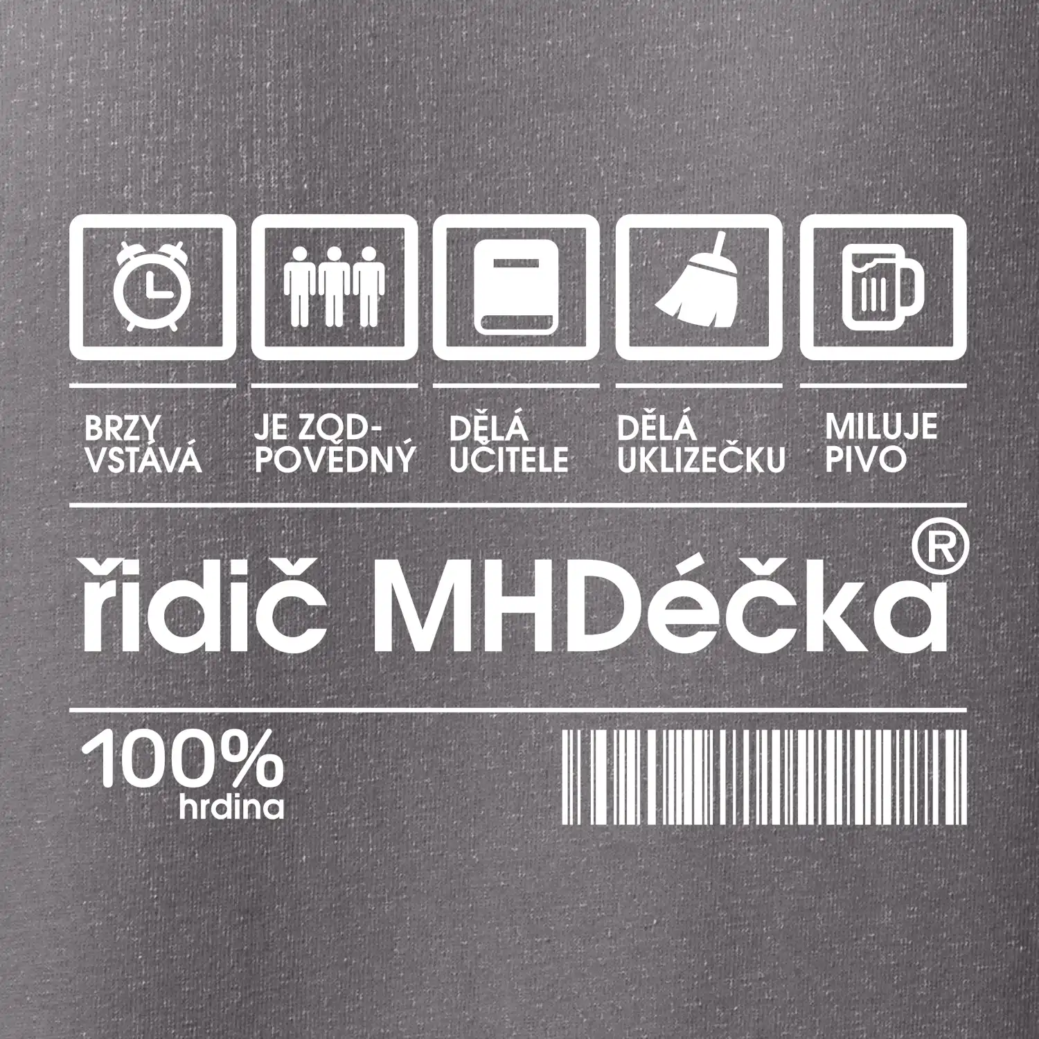 Čárový kód -  Řidič MHD