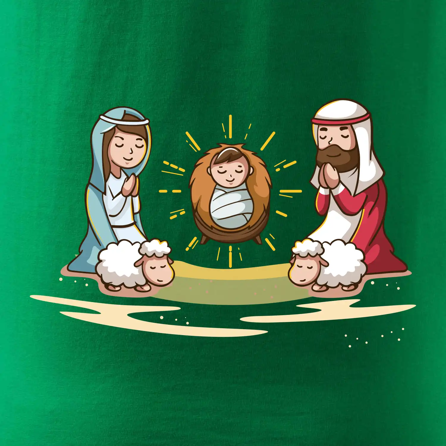 Ježíšek v jesličkách