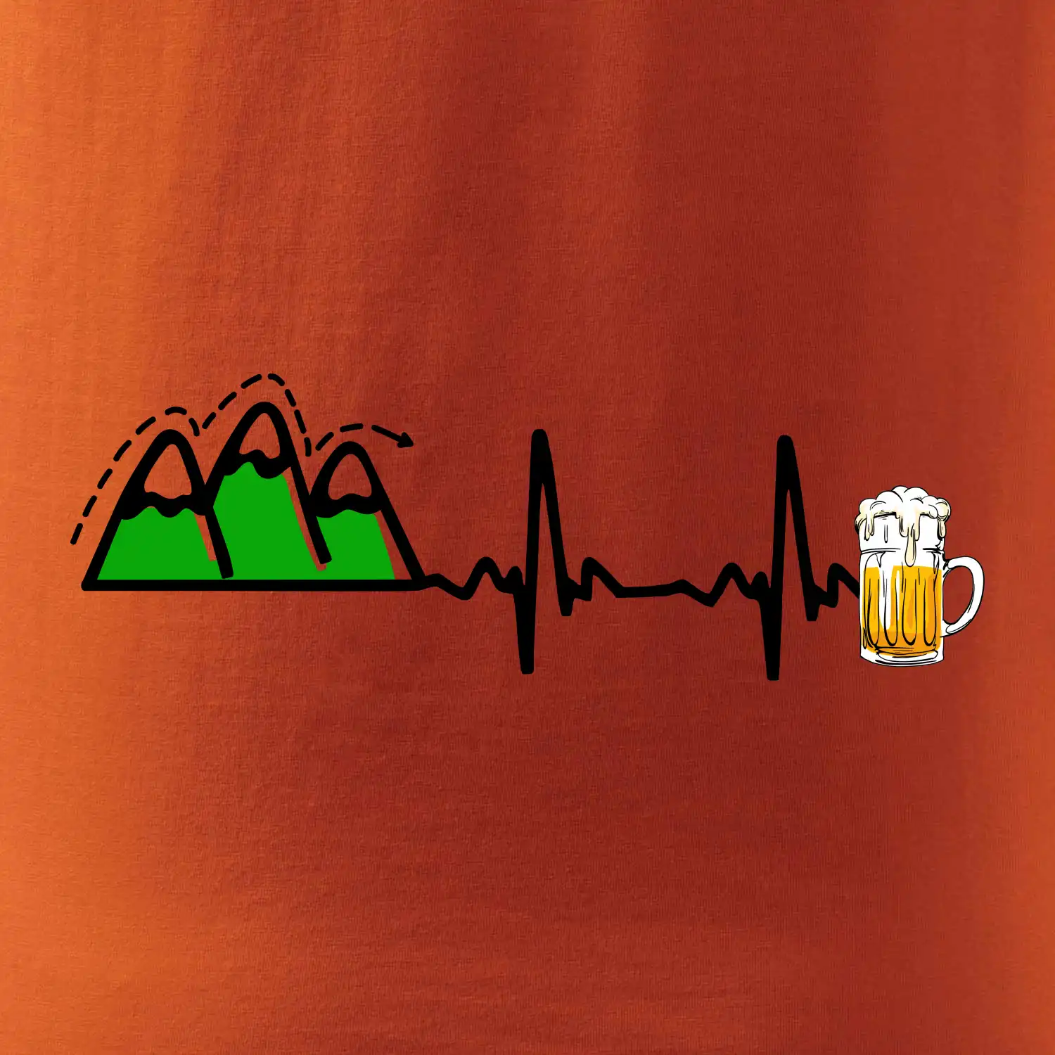 EKG z hor na pivo