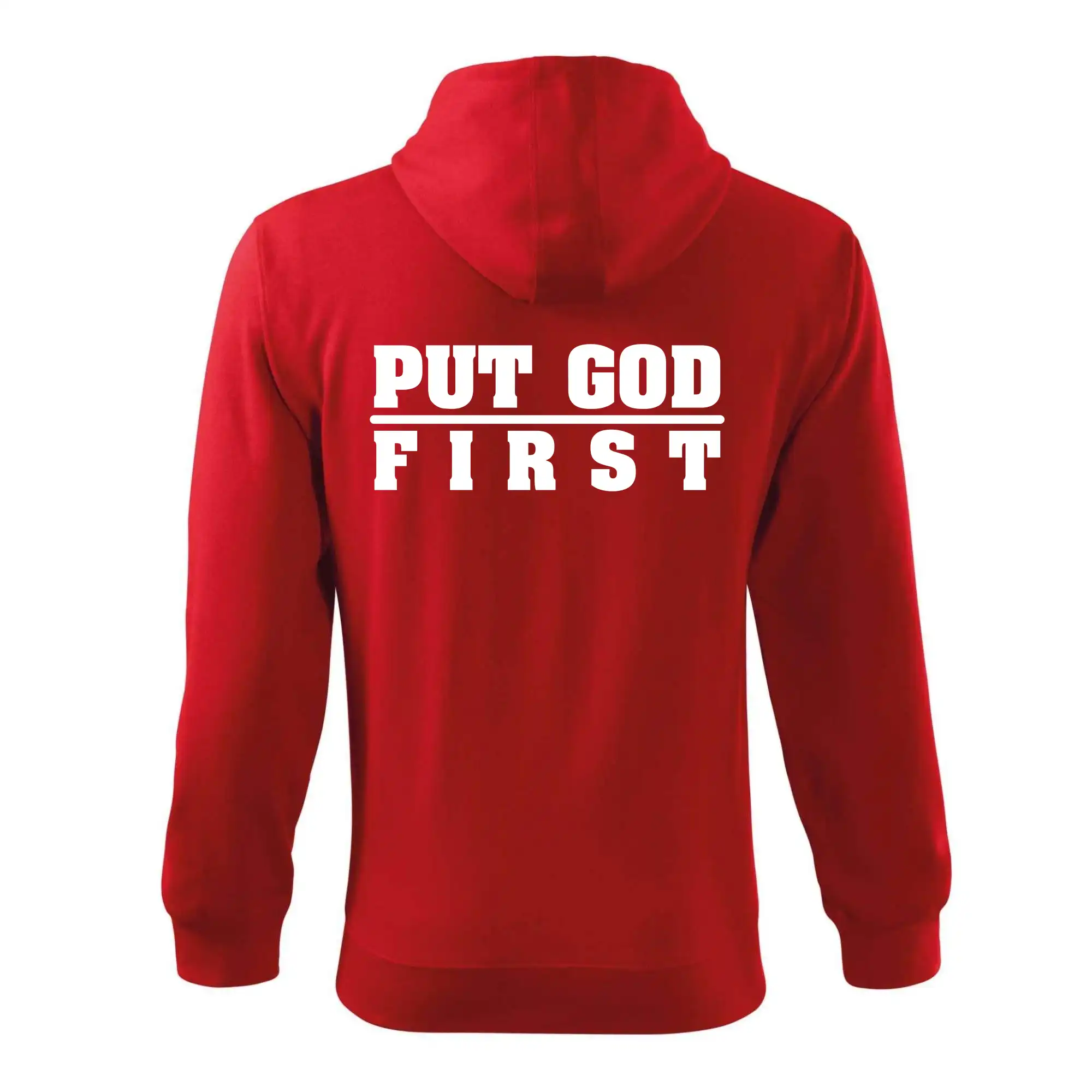 Put God first tlustý nápis