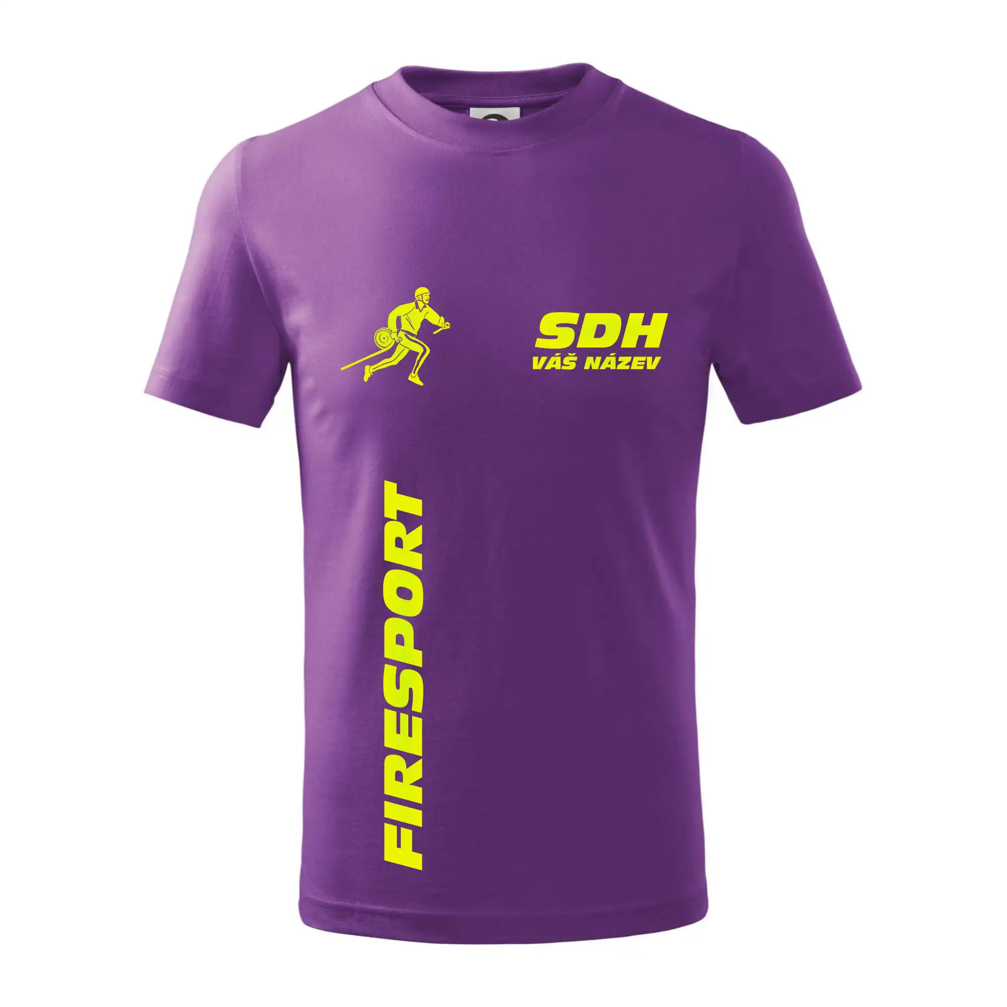 Hasičský sport SDH + váš název FLUO