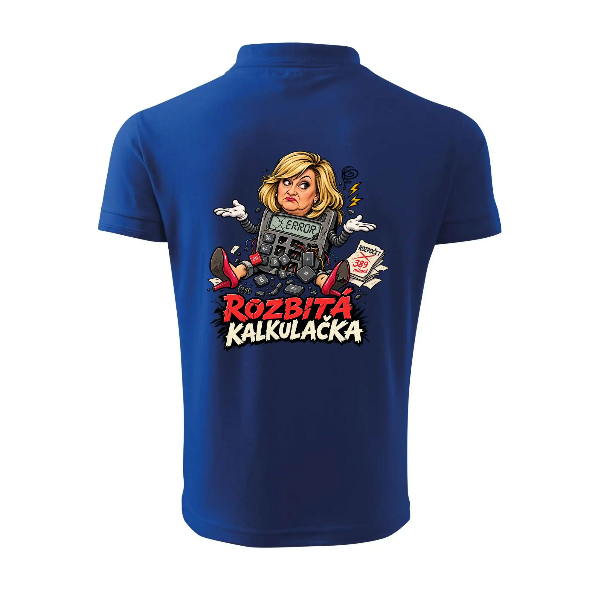 Alenka - rozbitá kalkulačka