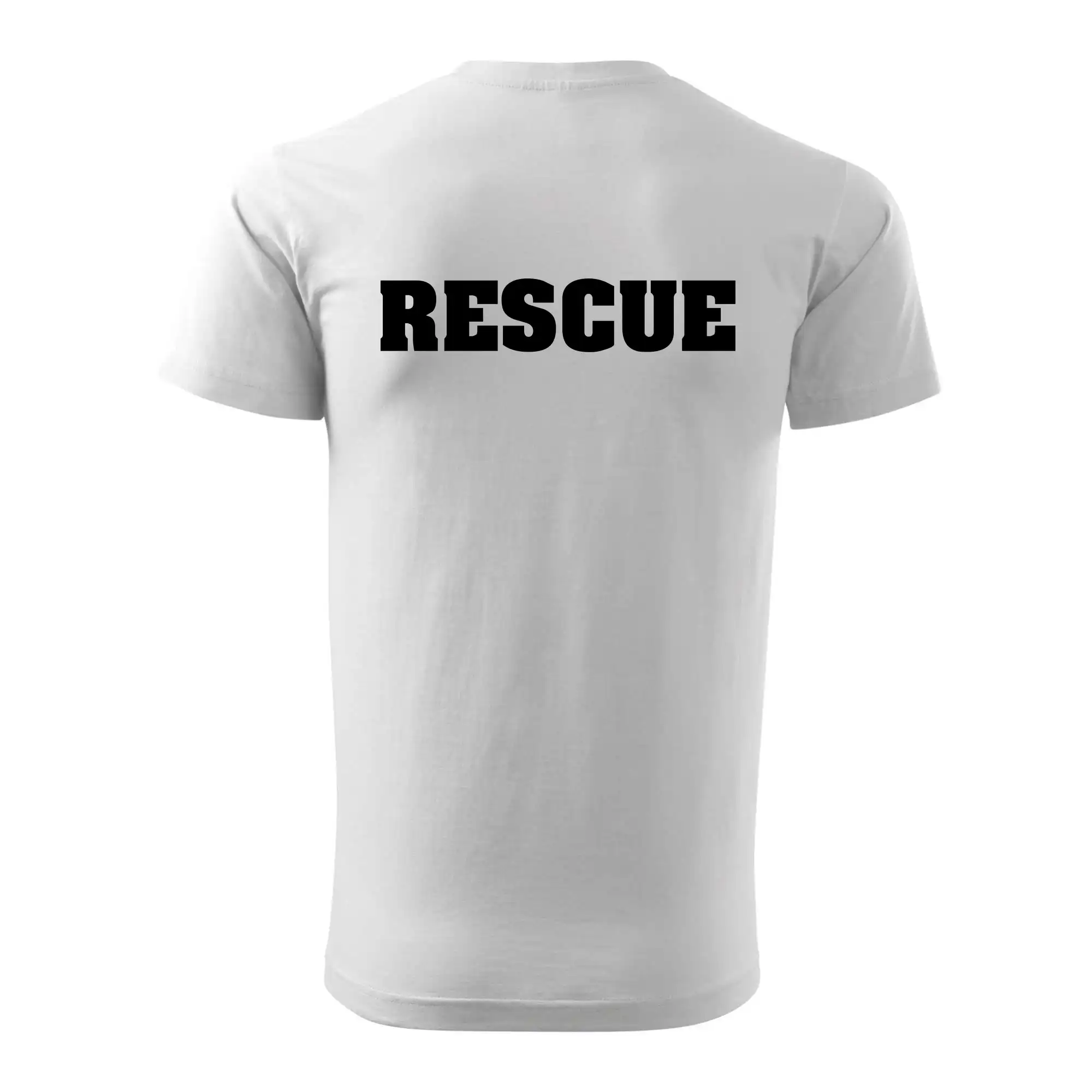 Rescue - Hvězda na prsu +  nápis na zádech