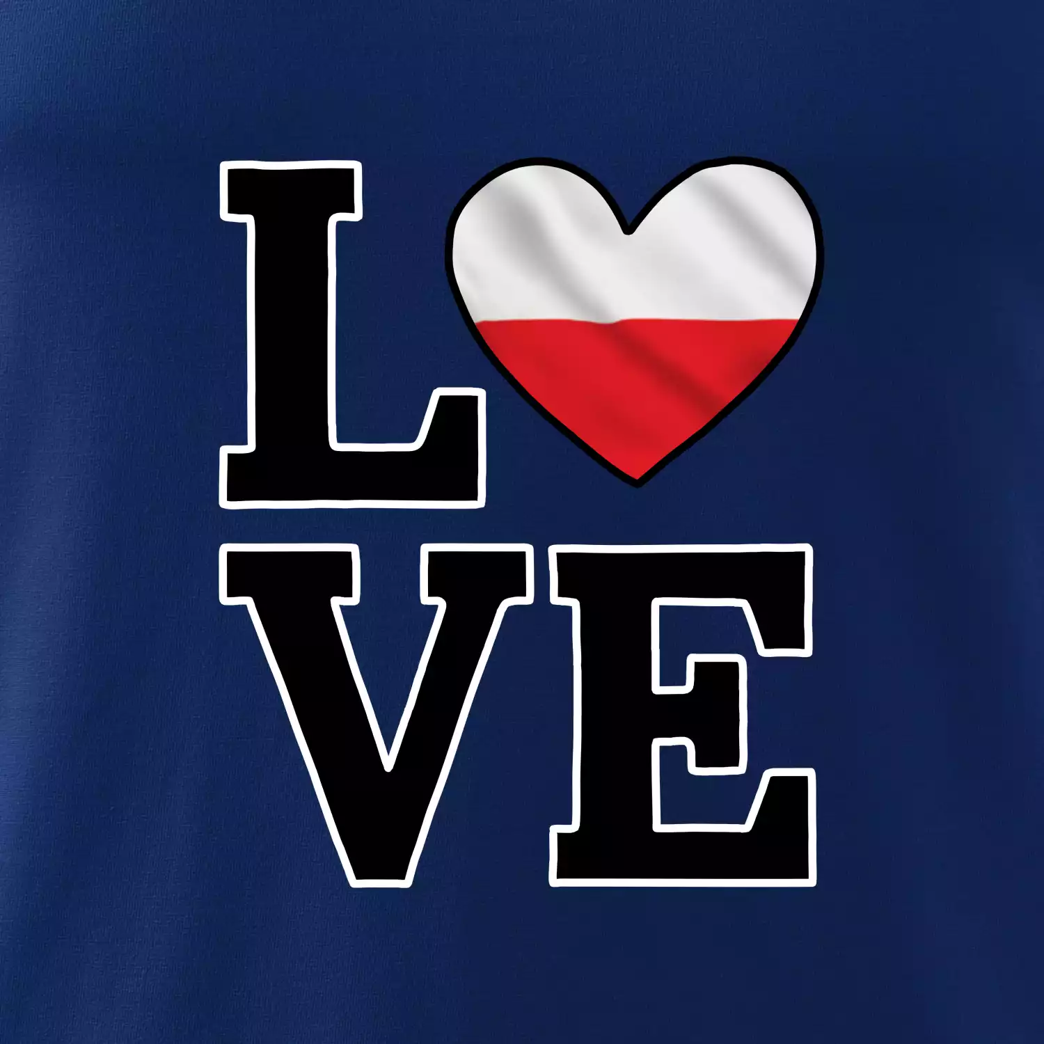 Love Polská vlajka