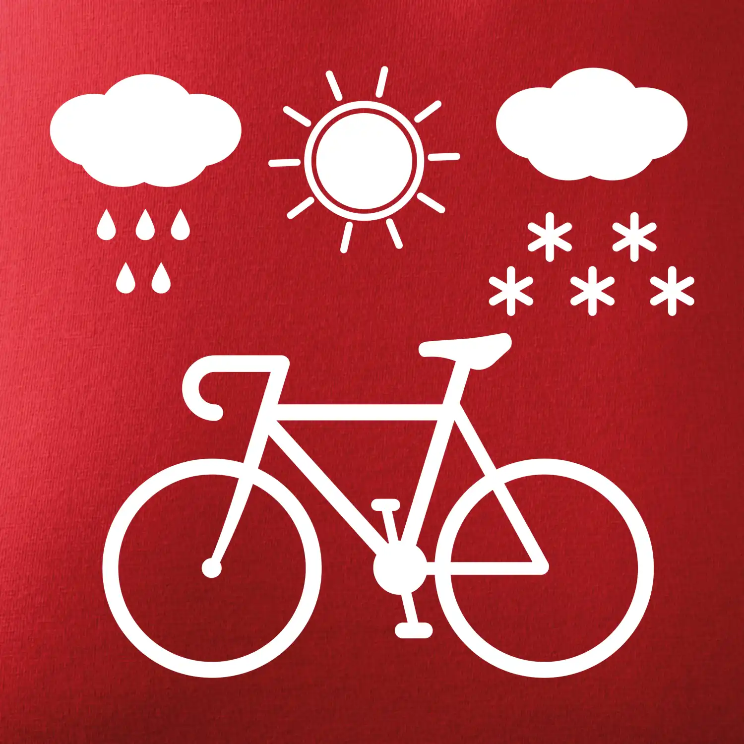 Cyklista za každého počasí