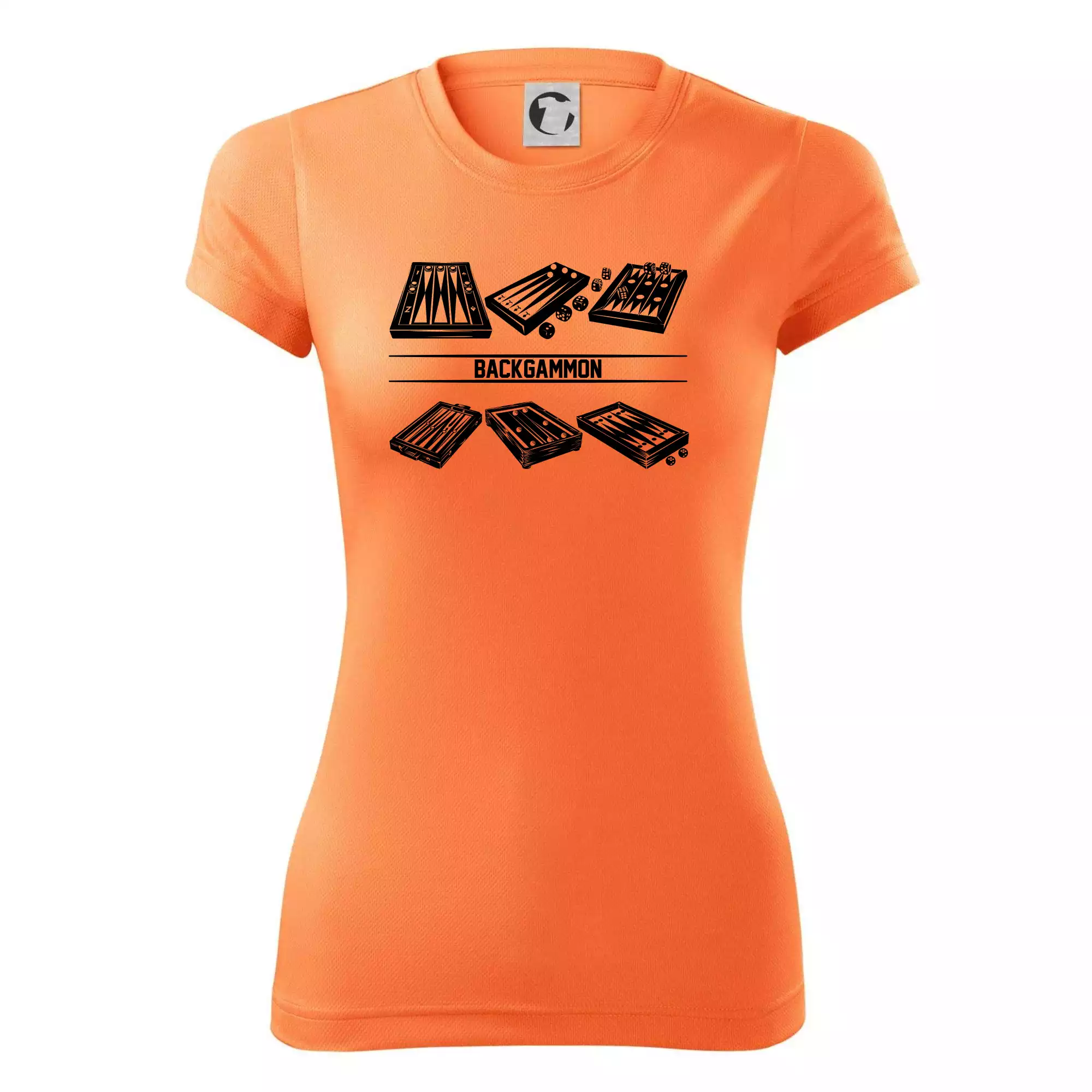 Backgammon černý set