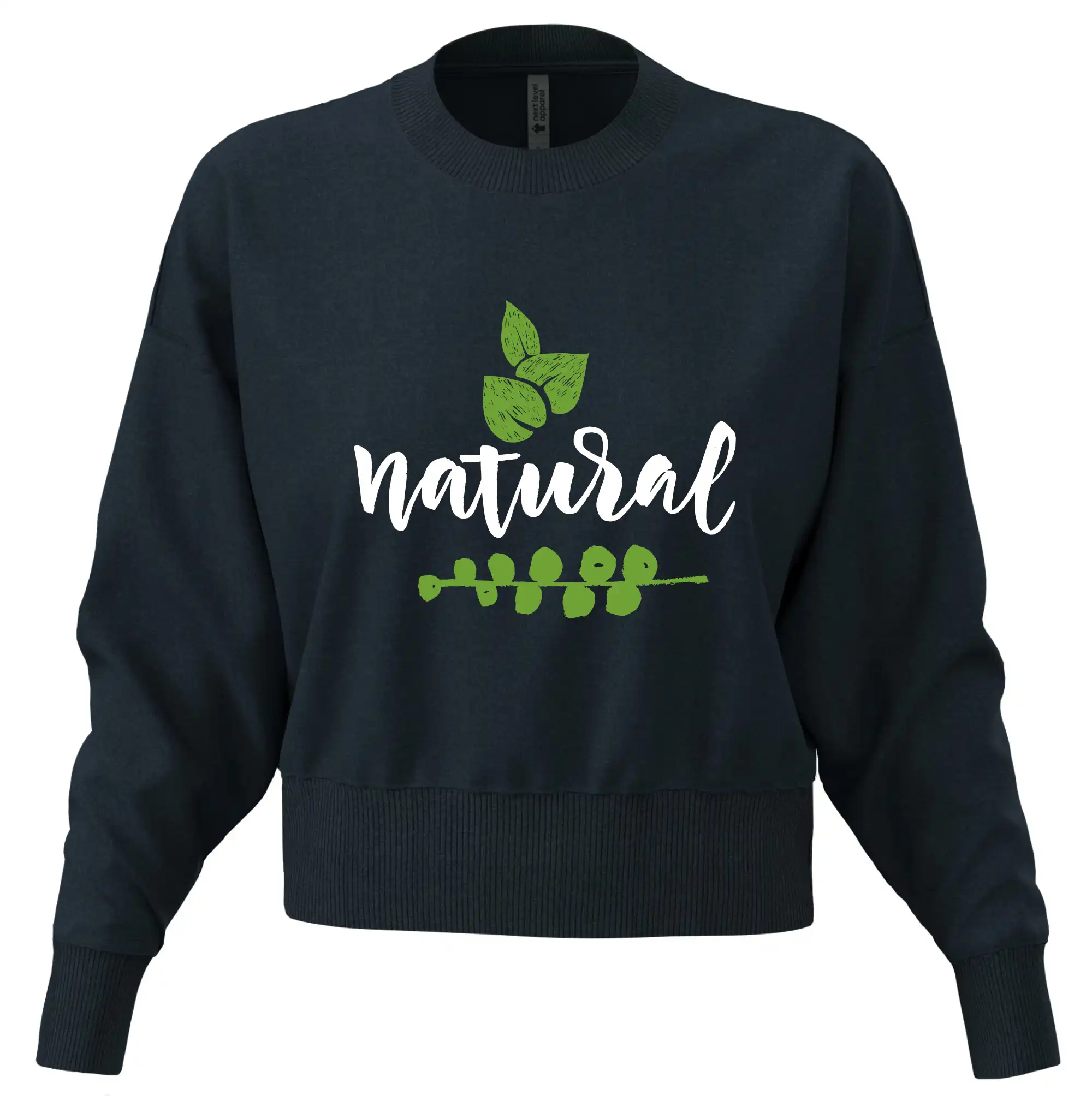 Natural - nápis v listech