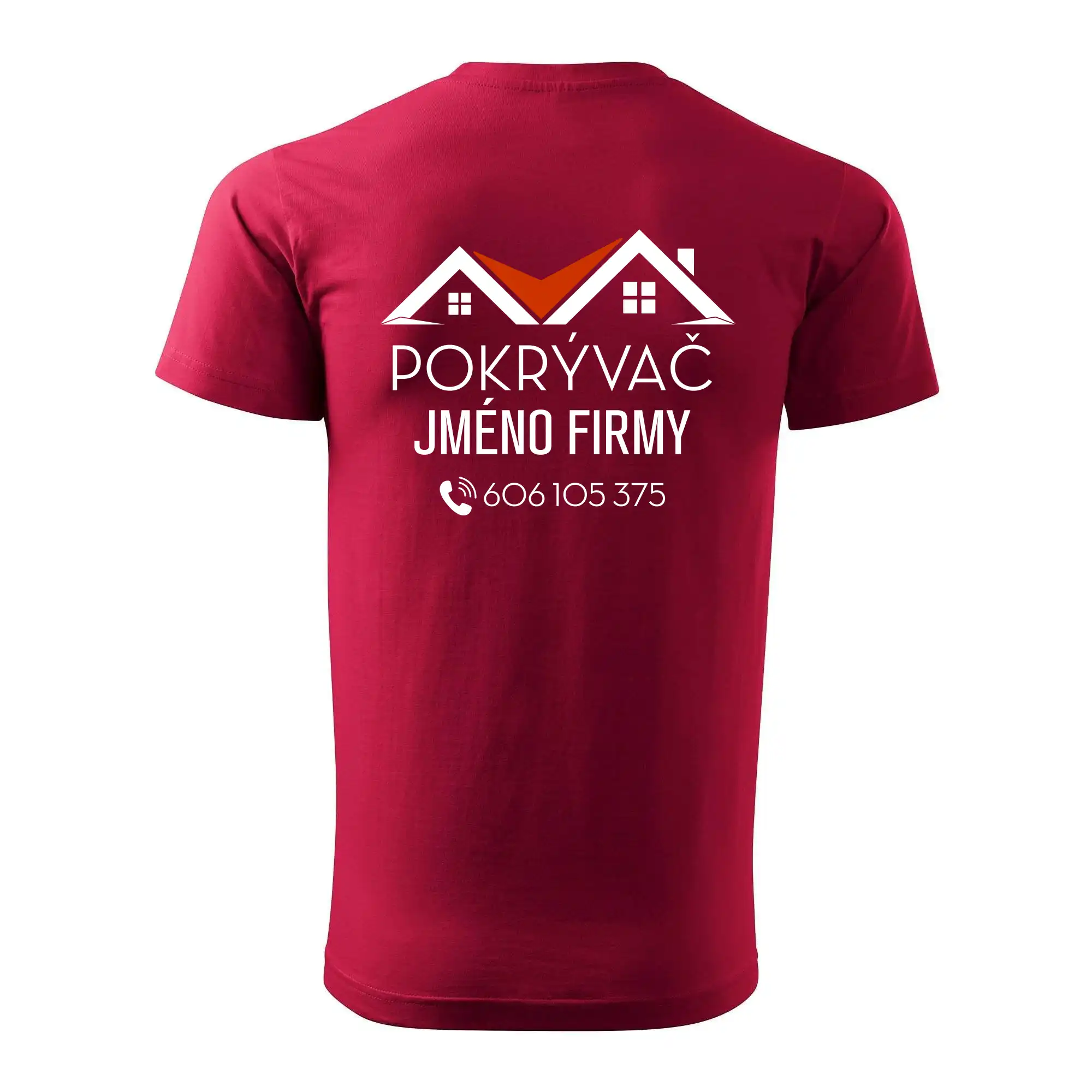 Tričko pro pokrývače - Dvě střechy