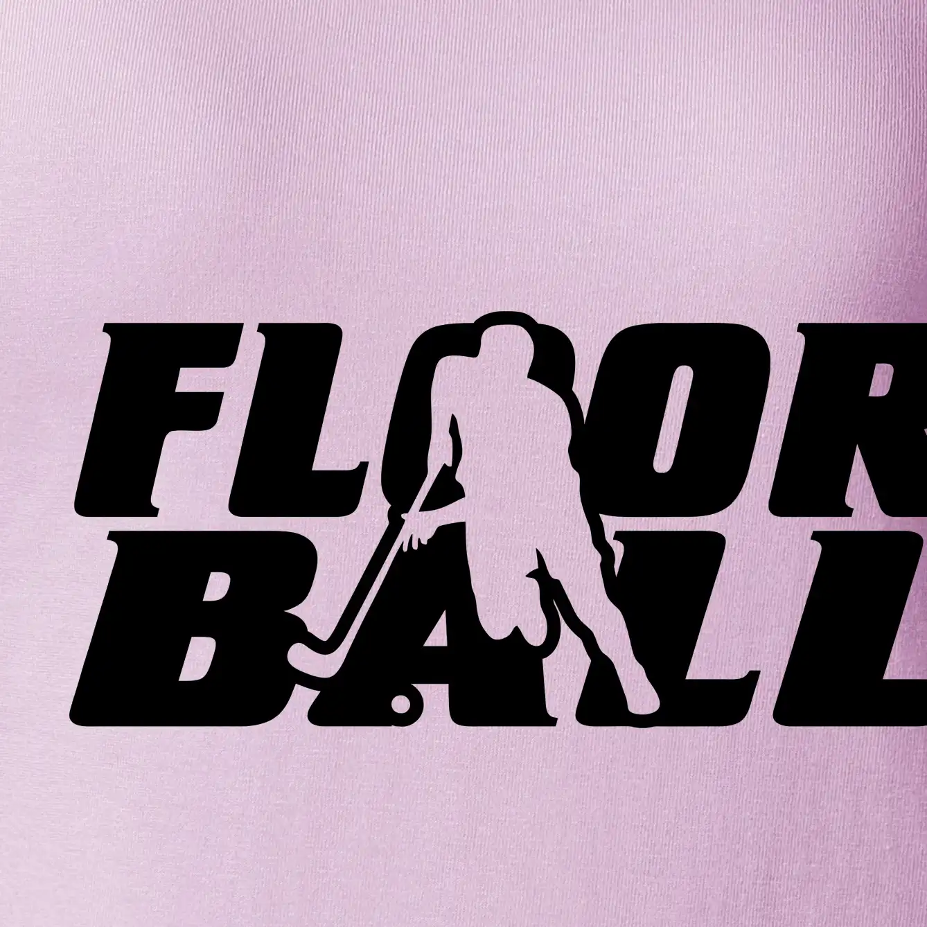 Floorball nápis rovný