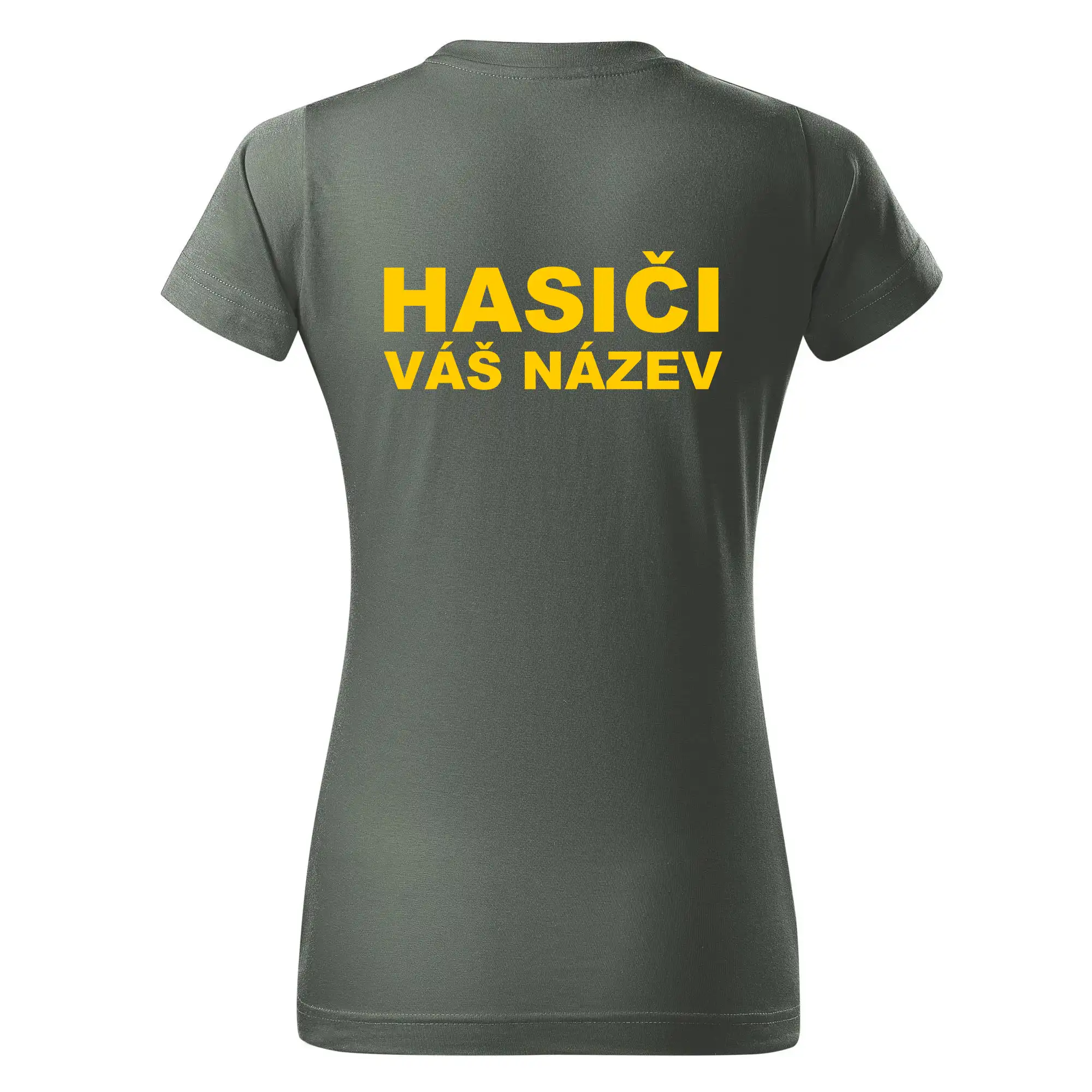 Hasiči - žlutý nápis - váš název sboru