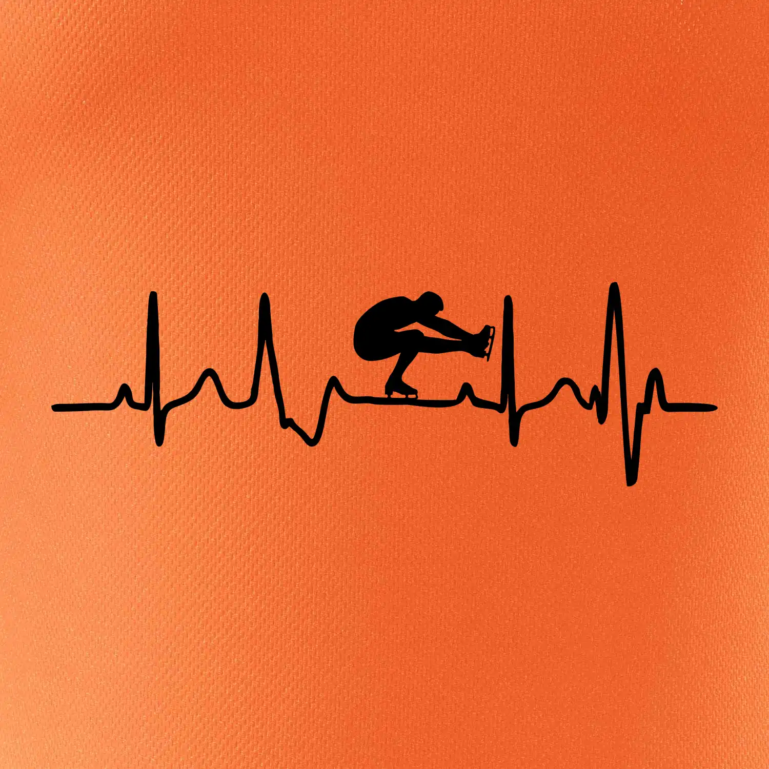 EKG lední brusle