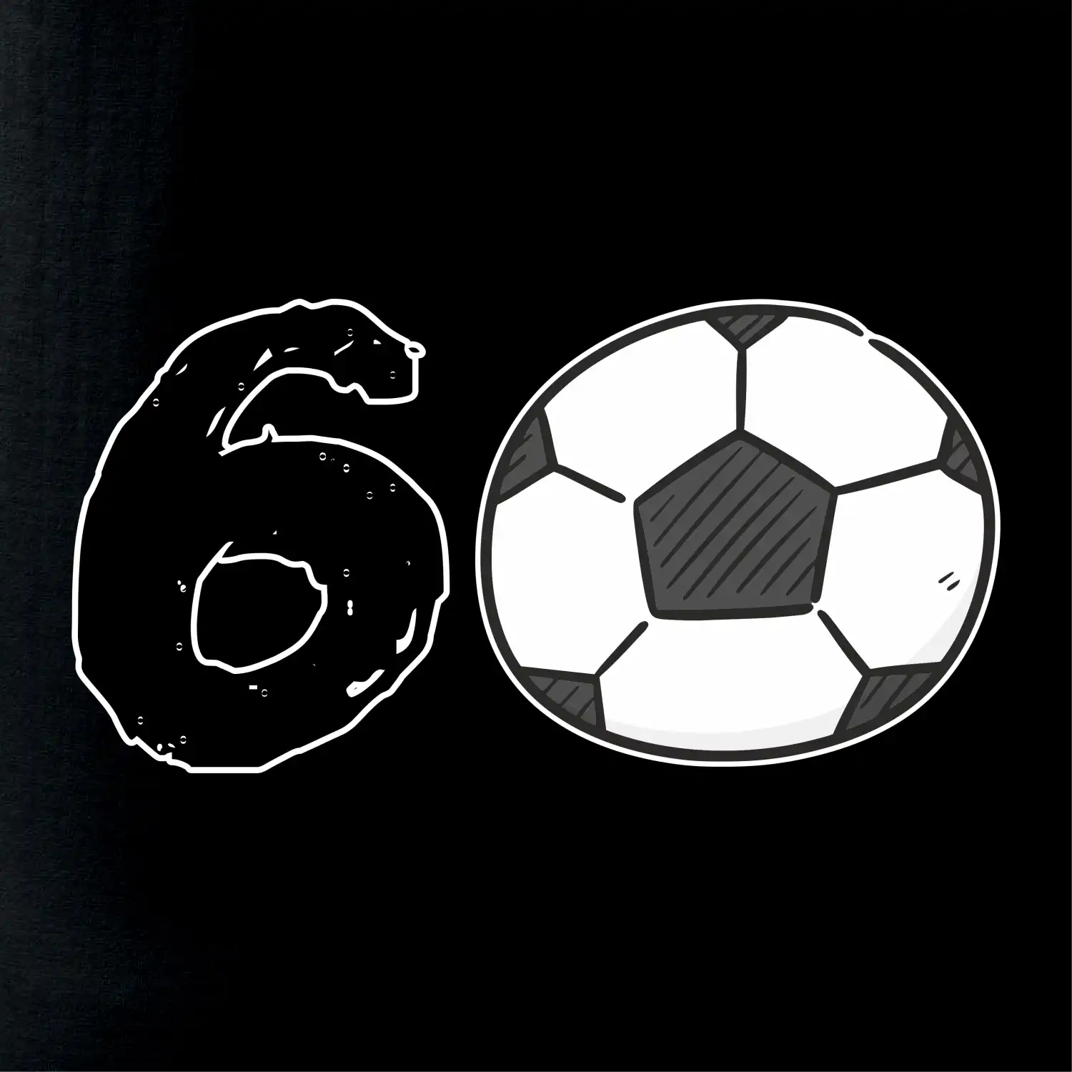 Fotbal kulaté narozeniny 60