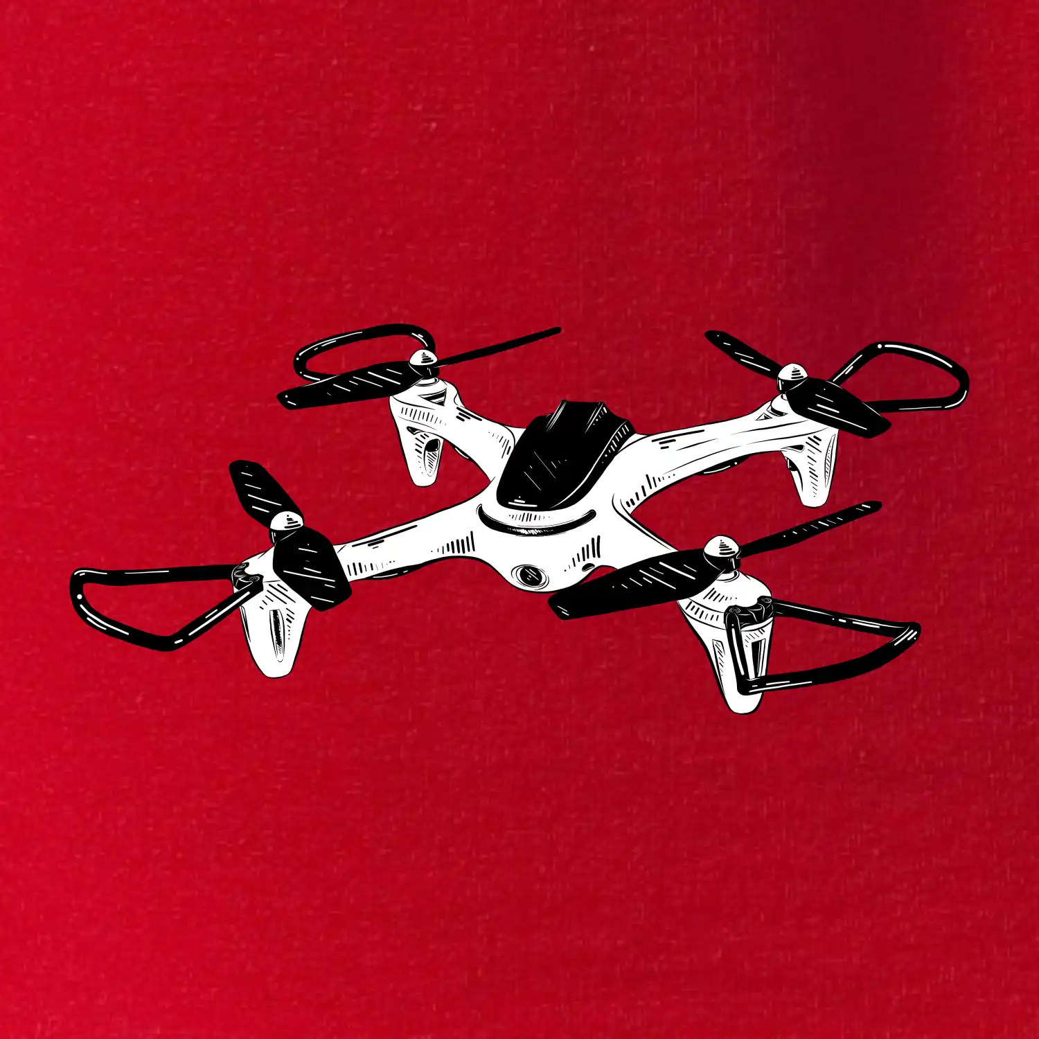 Dron kresba