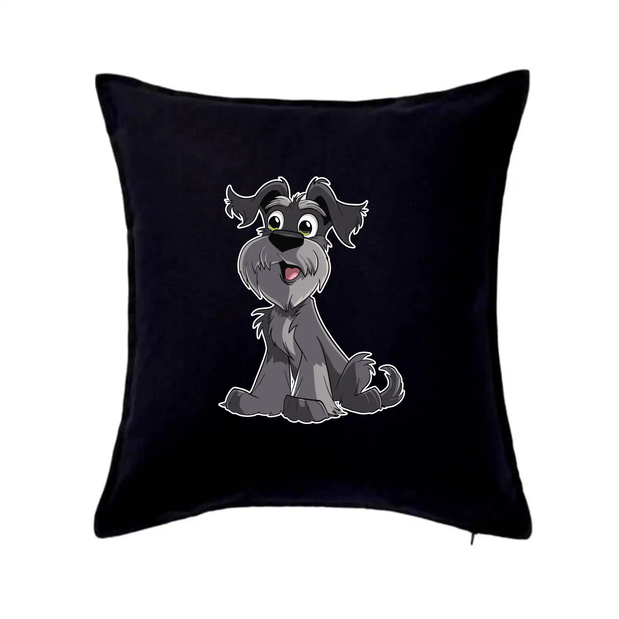 Knírač kreslený sedící