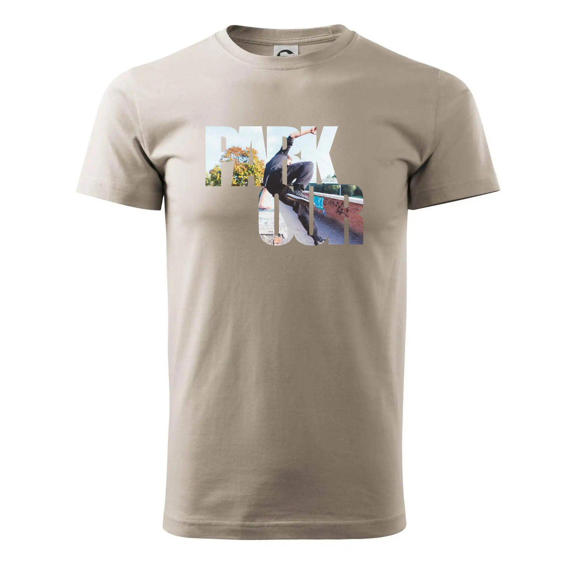 Parkour nápis ve městě
