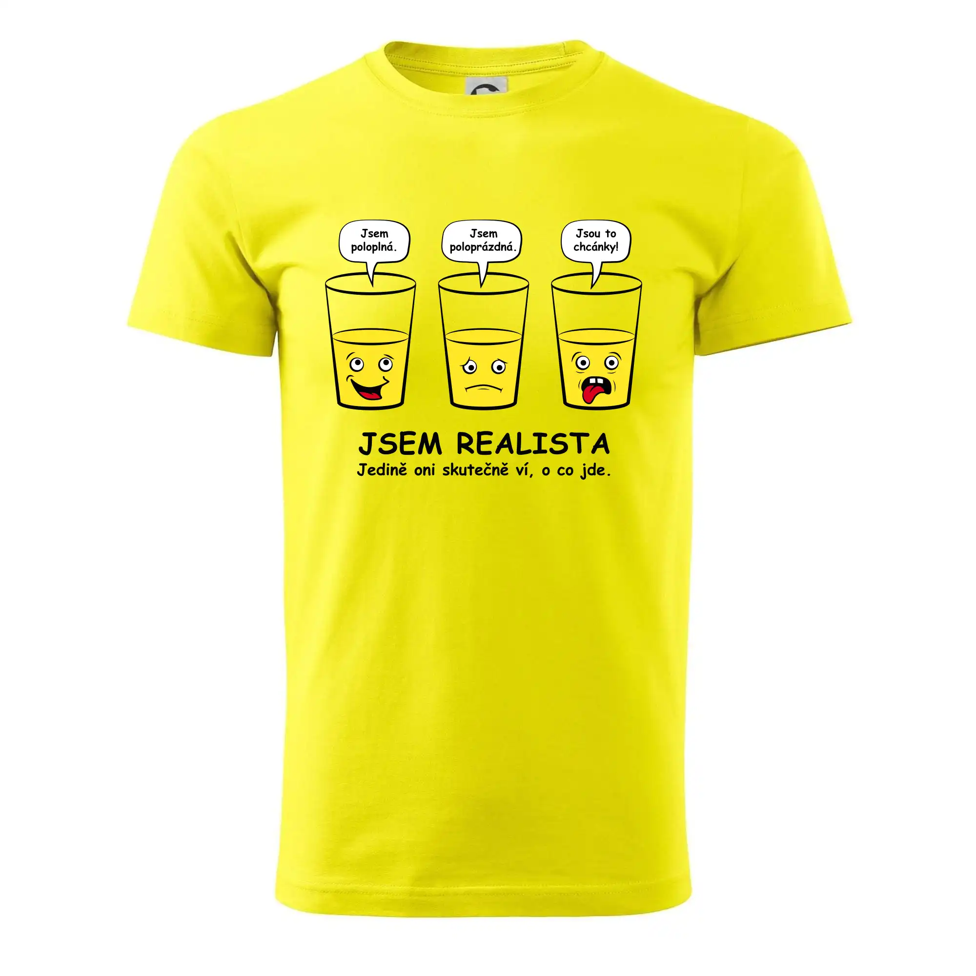 Jsem realista - skleničky (Hana-creative)