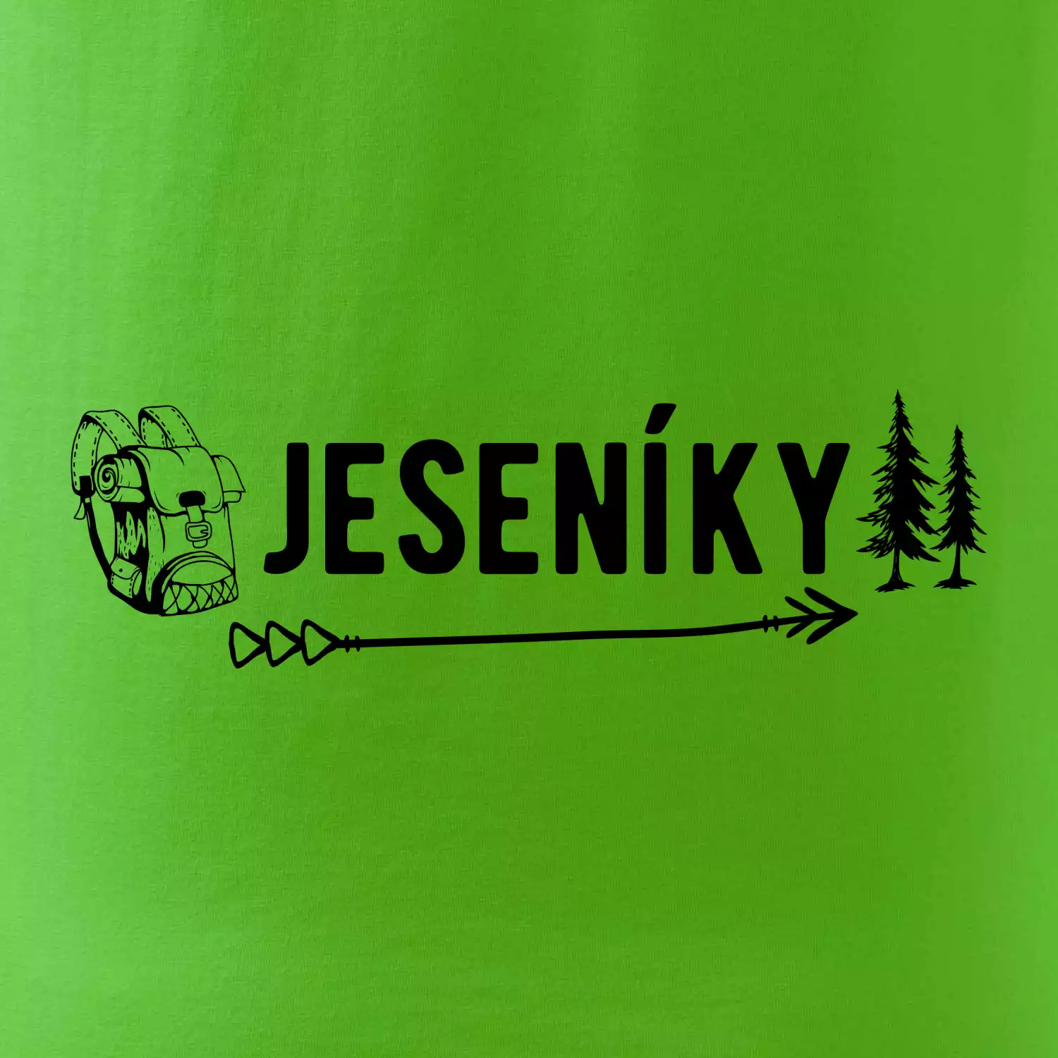 Jeseníky nápis