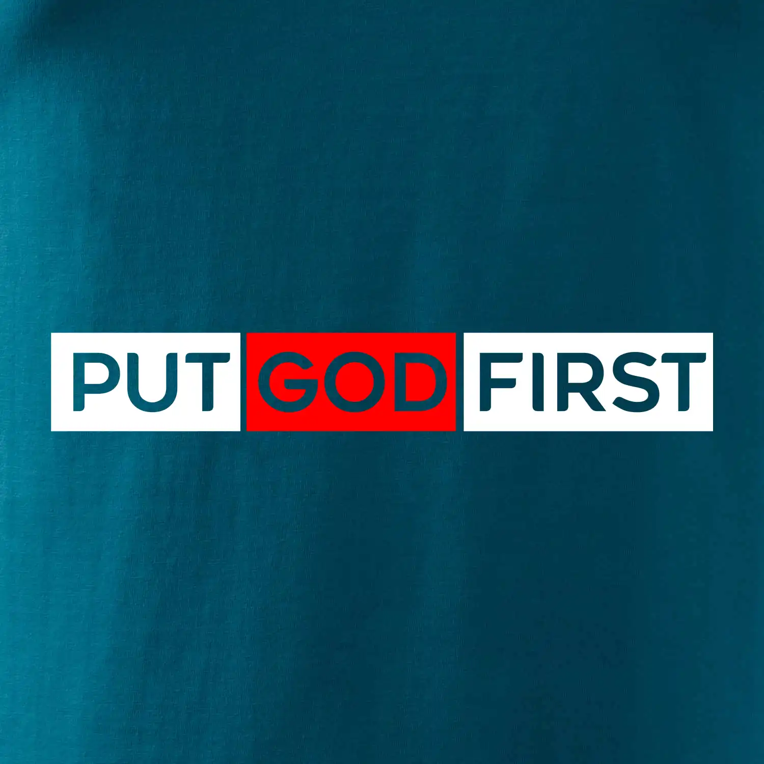 Put God first obdélník