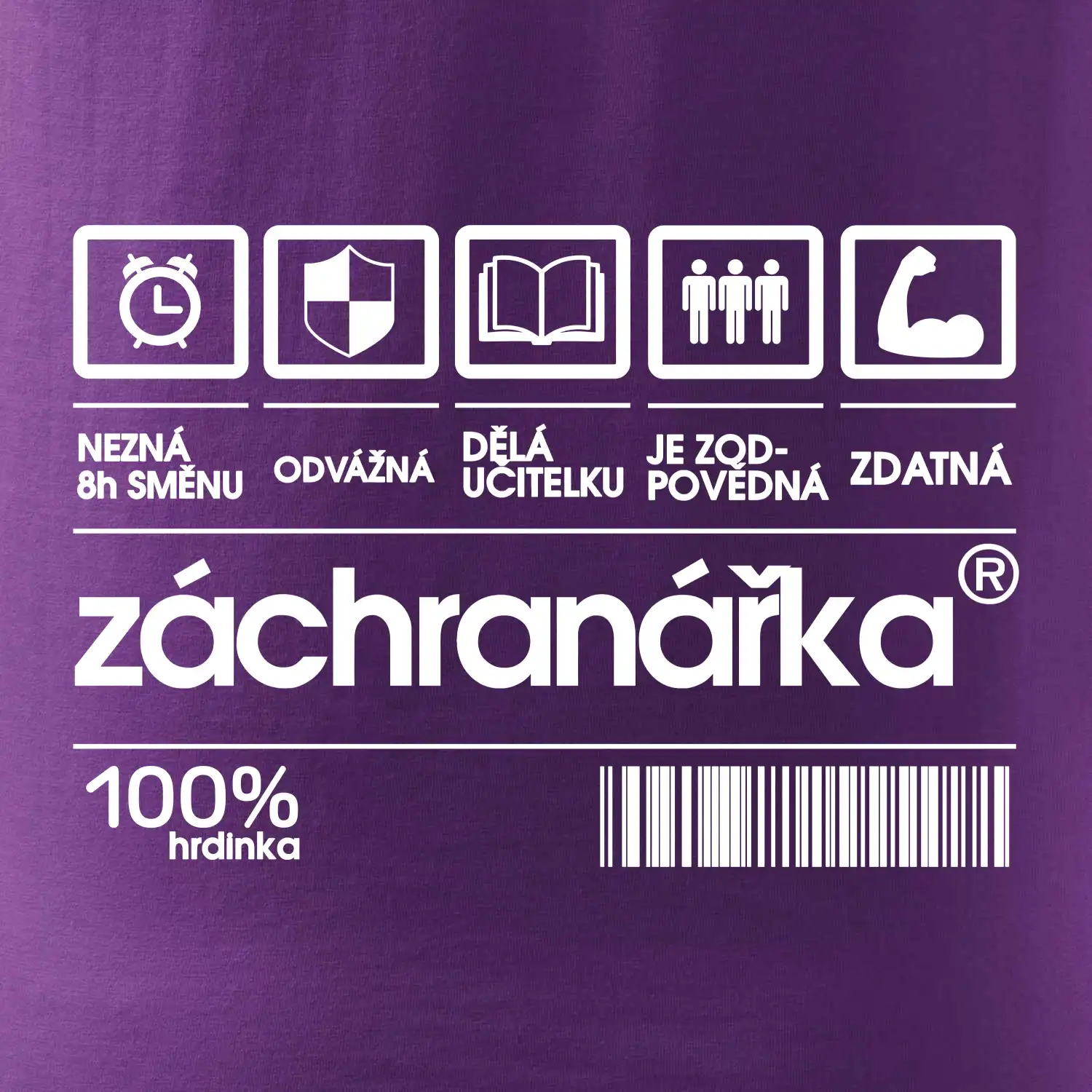 Čárový kód záchranářka