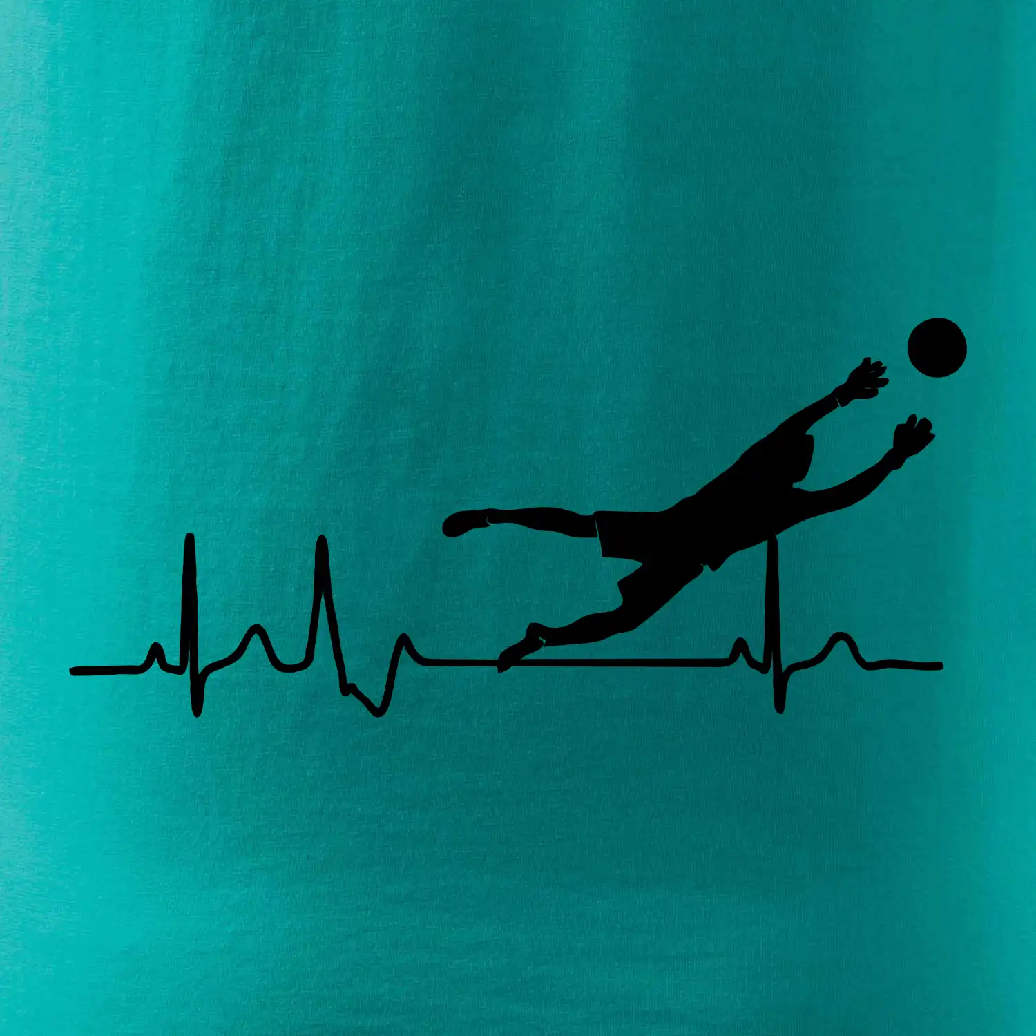 Ekg fotbal brankář