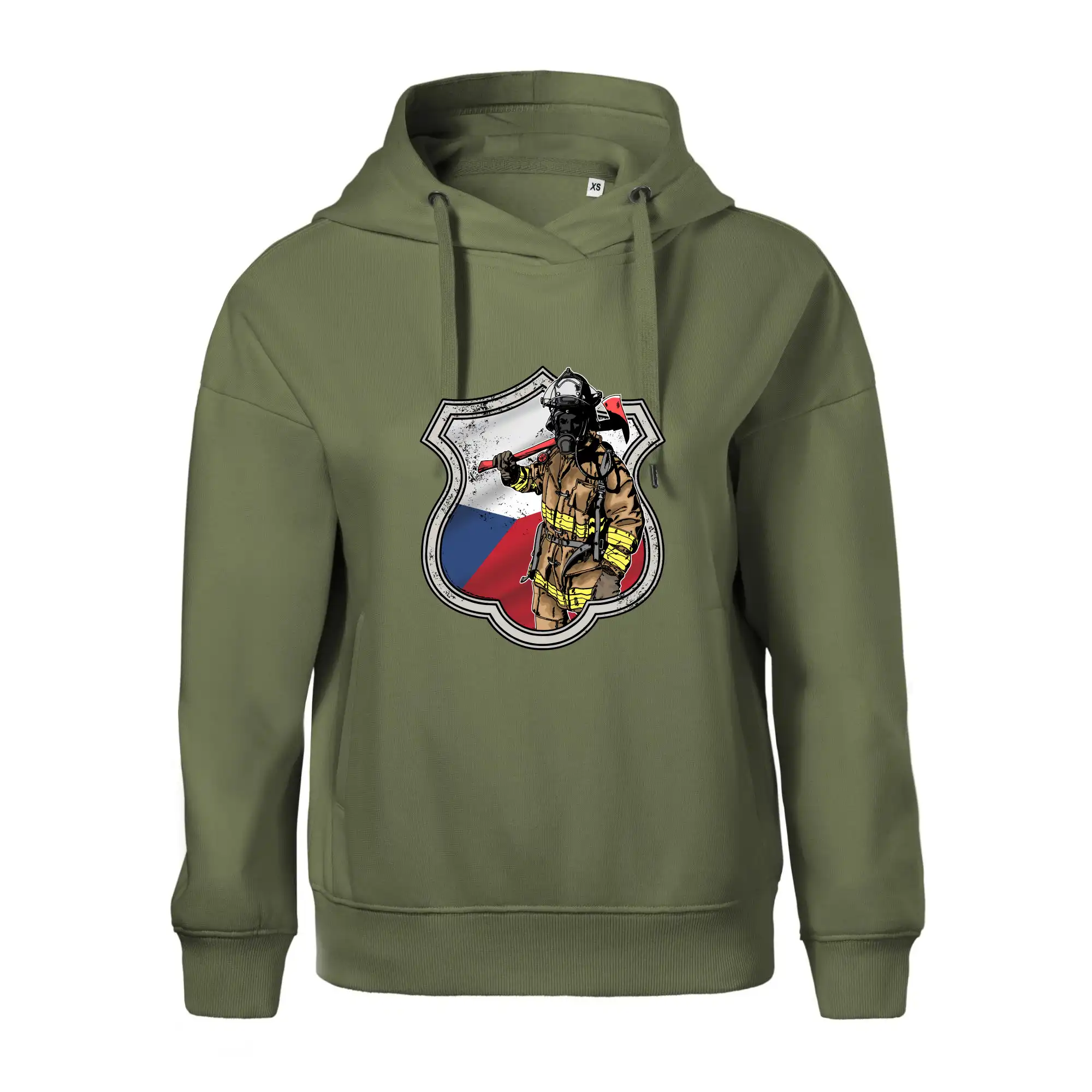 Hasič erb - Česká vlajka