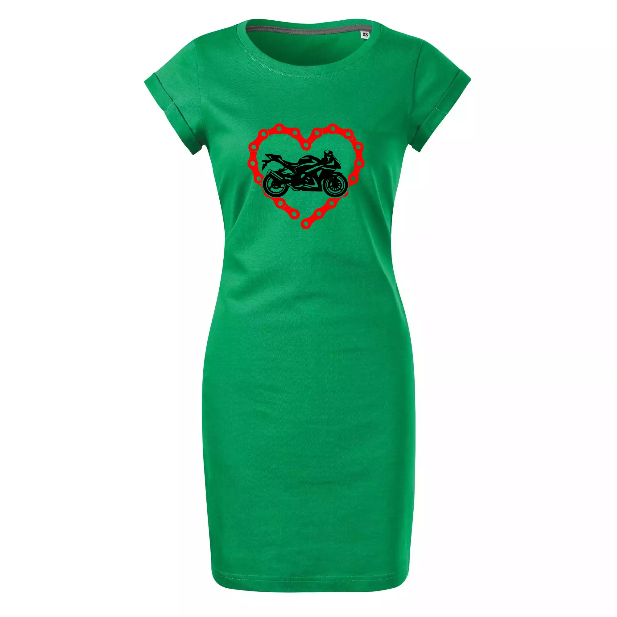 Moto srdce řetěz - silniční