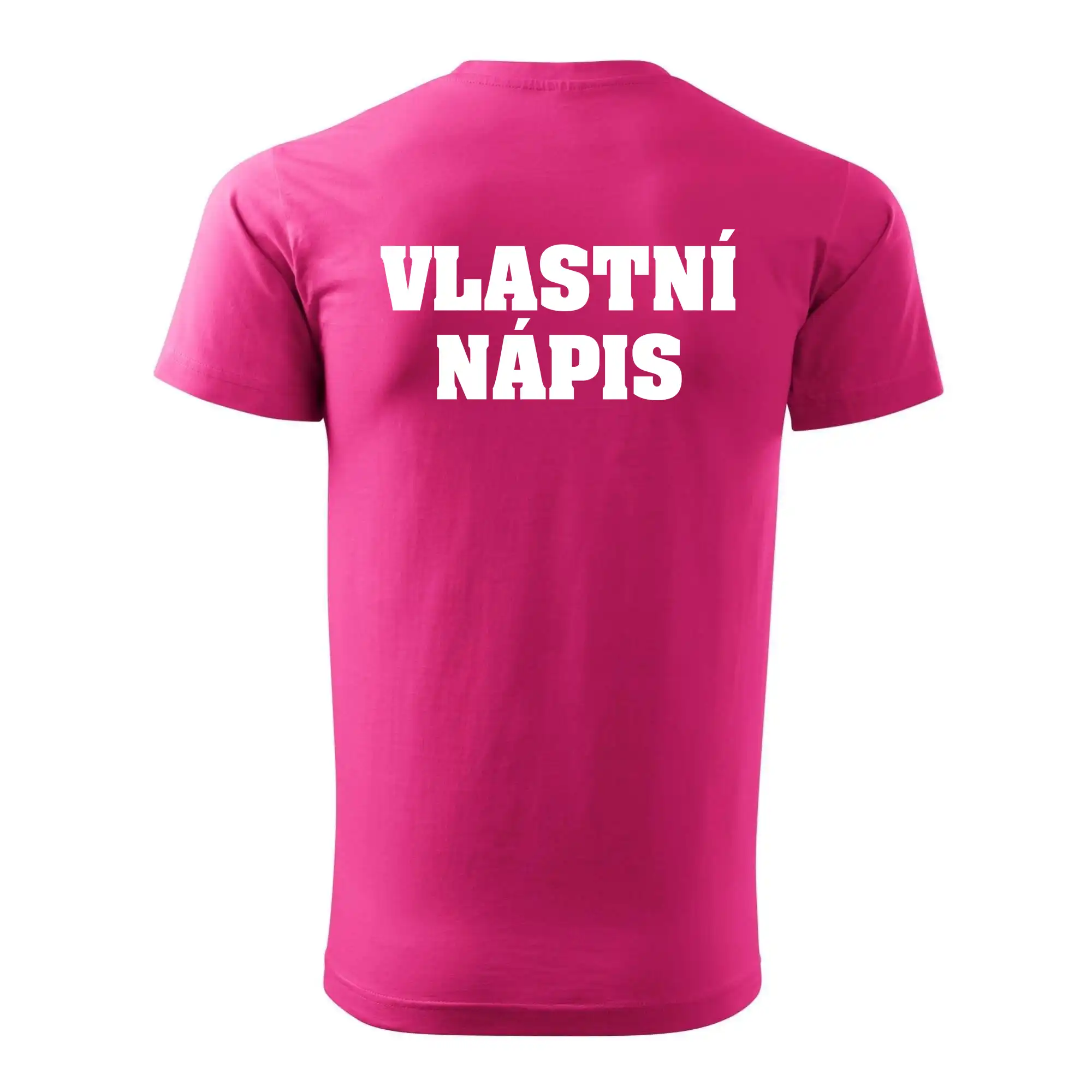 Hvězda života - vlastní nápis vpředu a vzadu
