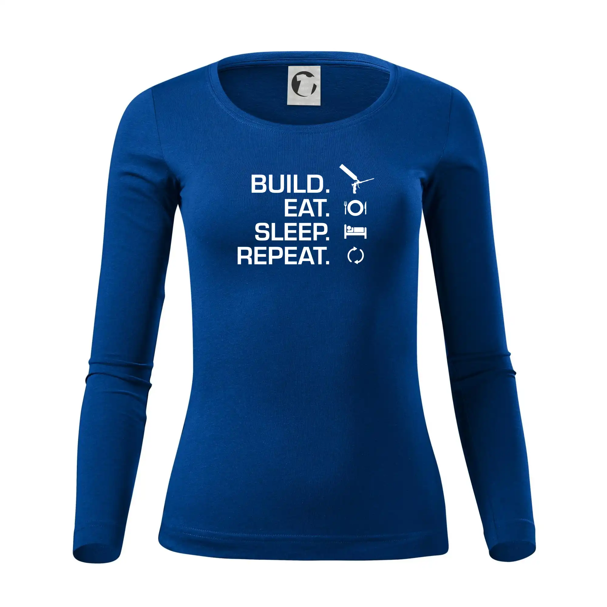 Build eat sleep repeat - montážní pěna