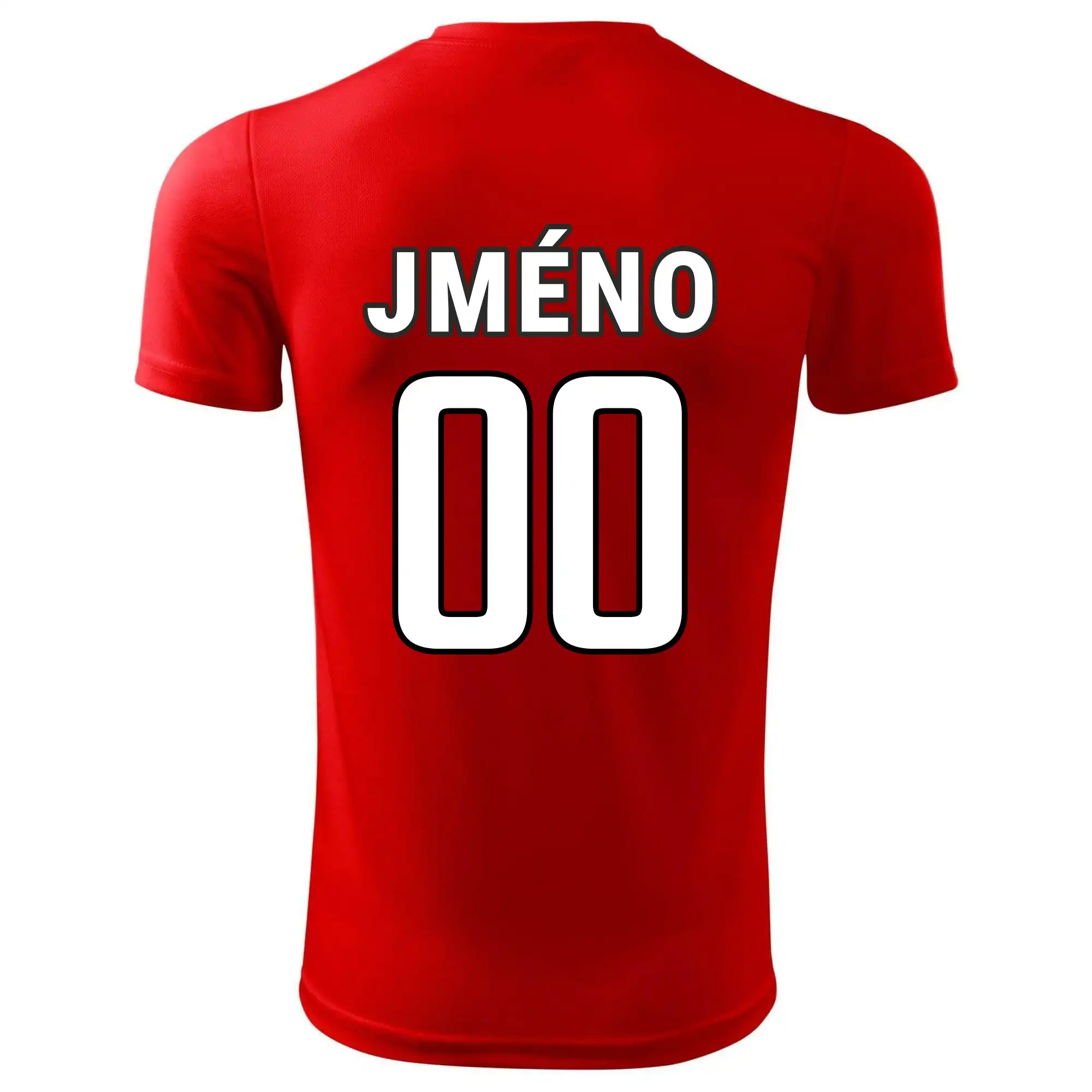 Hokejový dres - vlastní jméno a číslo