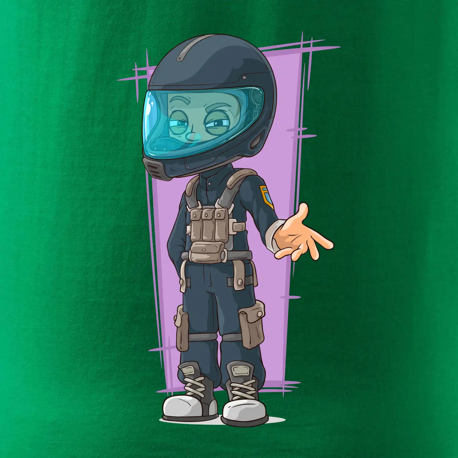 Vesmírný voják fialový