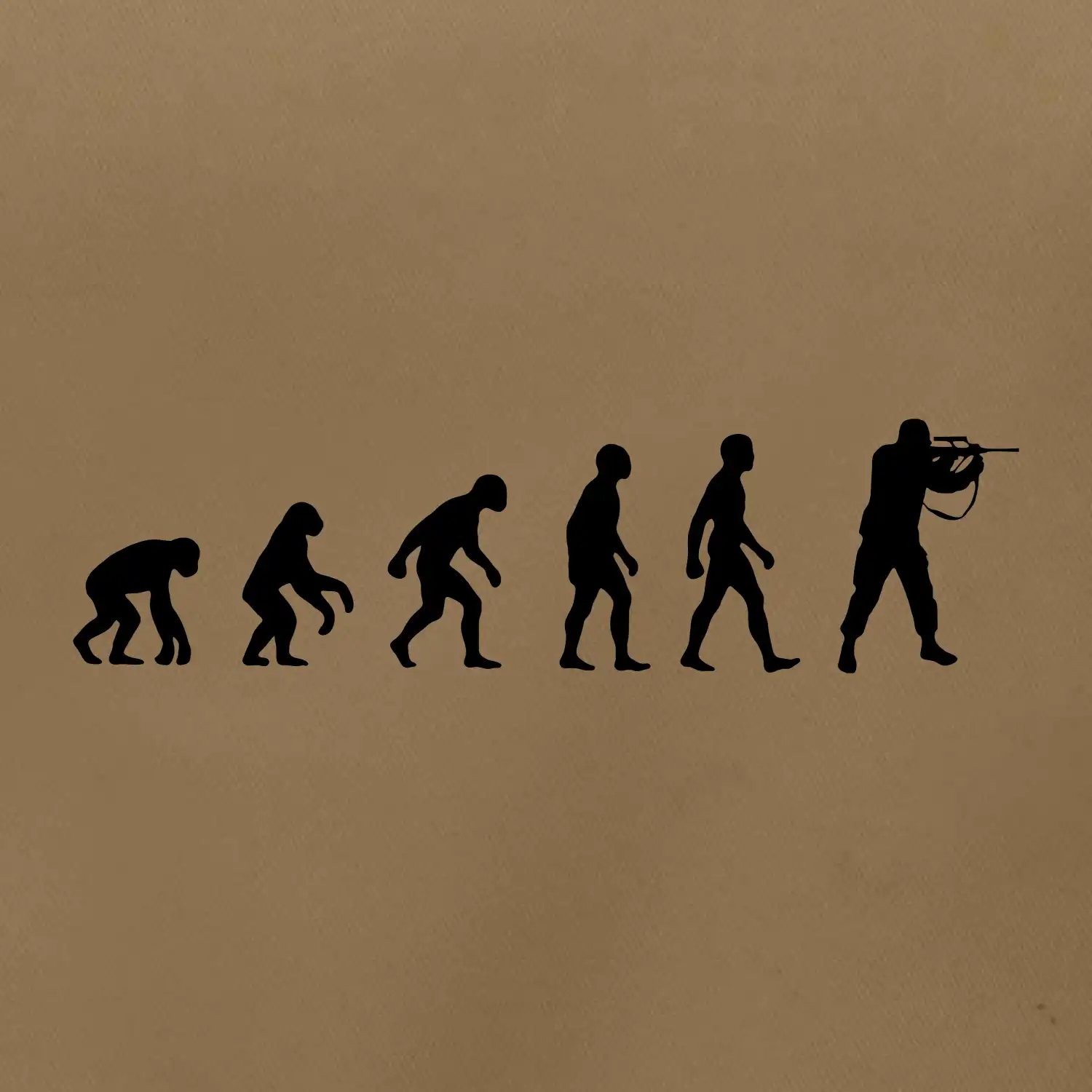 Evoluce vojáka - stojící