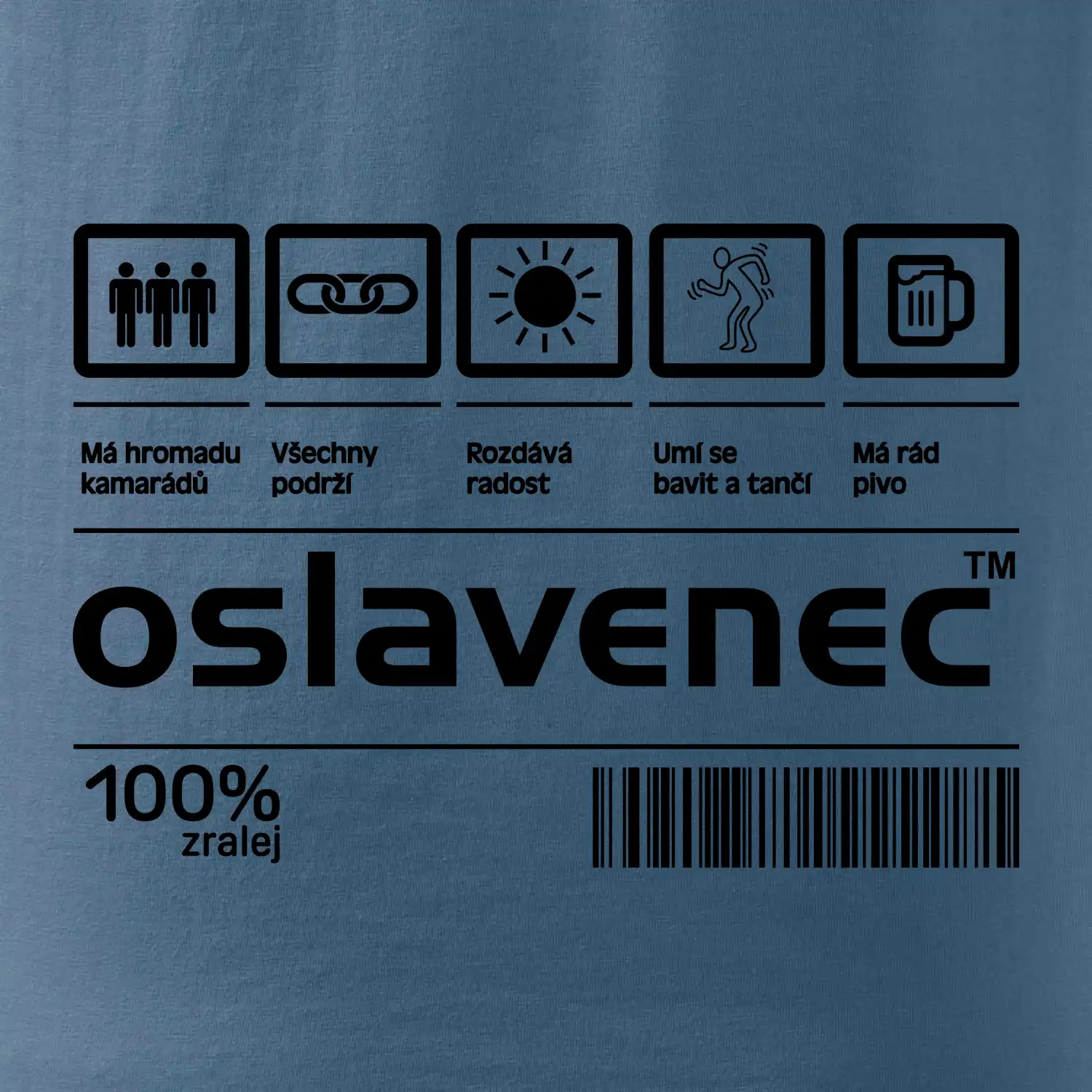 Čárový kód - Oslavenec