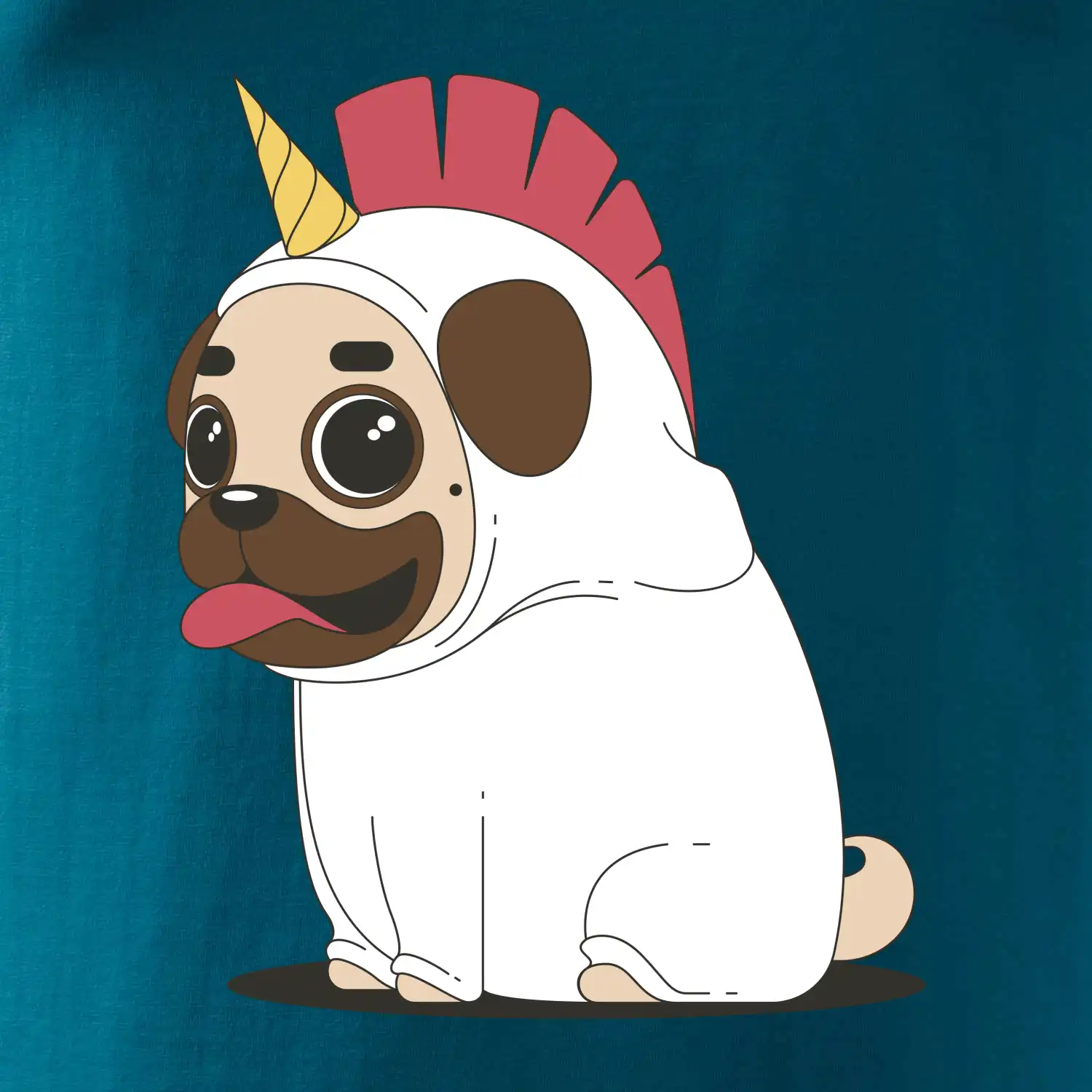 Mops a jednorožec