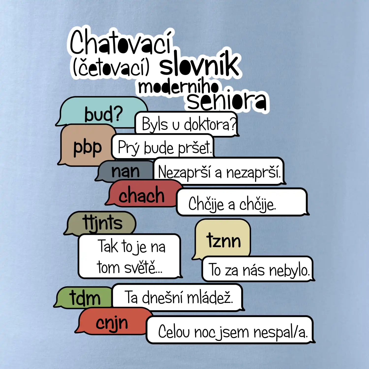 Chatovací slovník moderního seniora (Běžící češtinář)