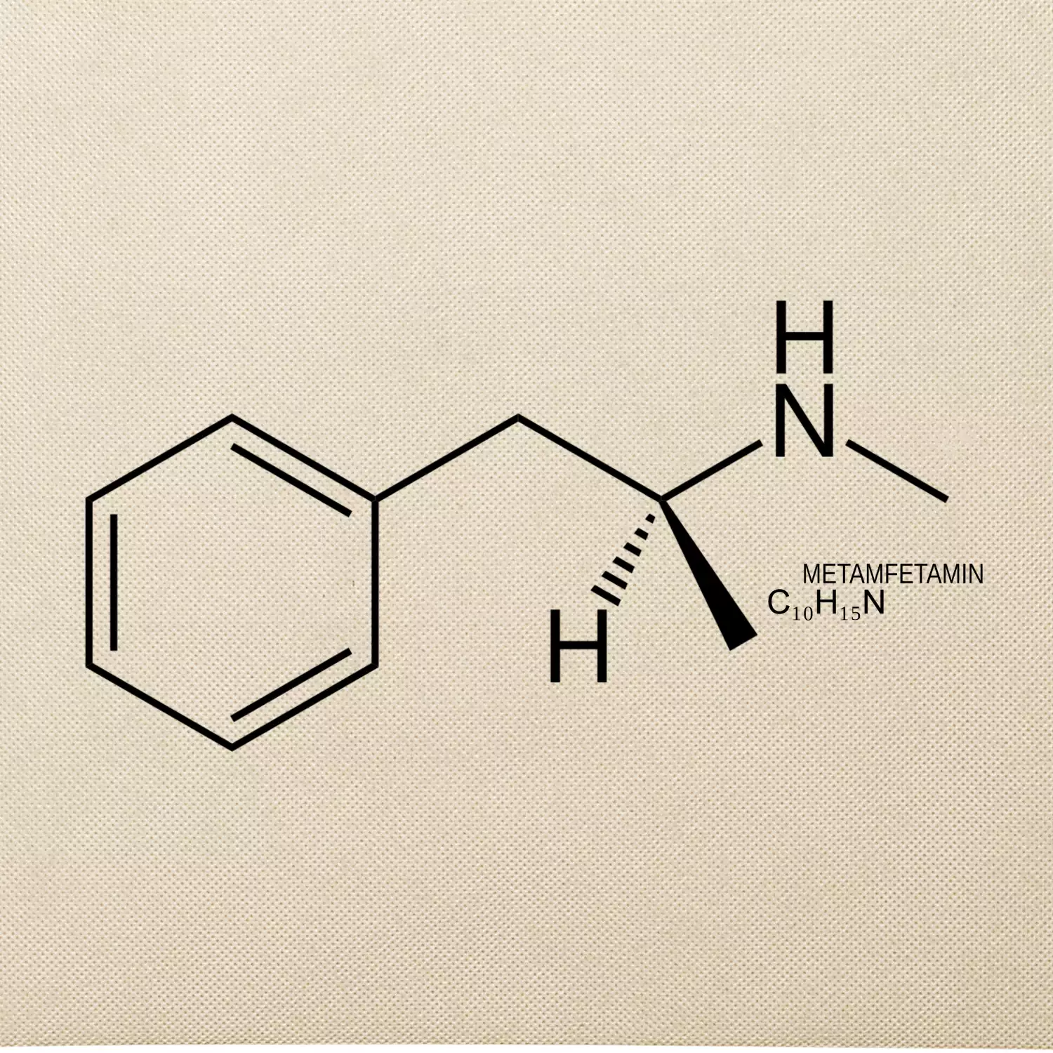 Molekulární struktura pervitin