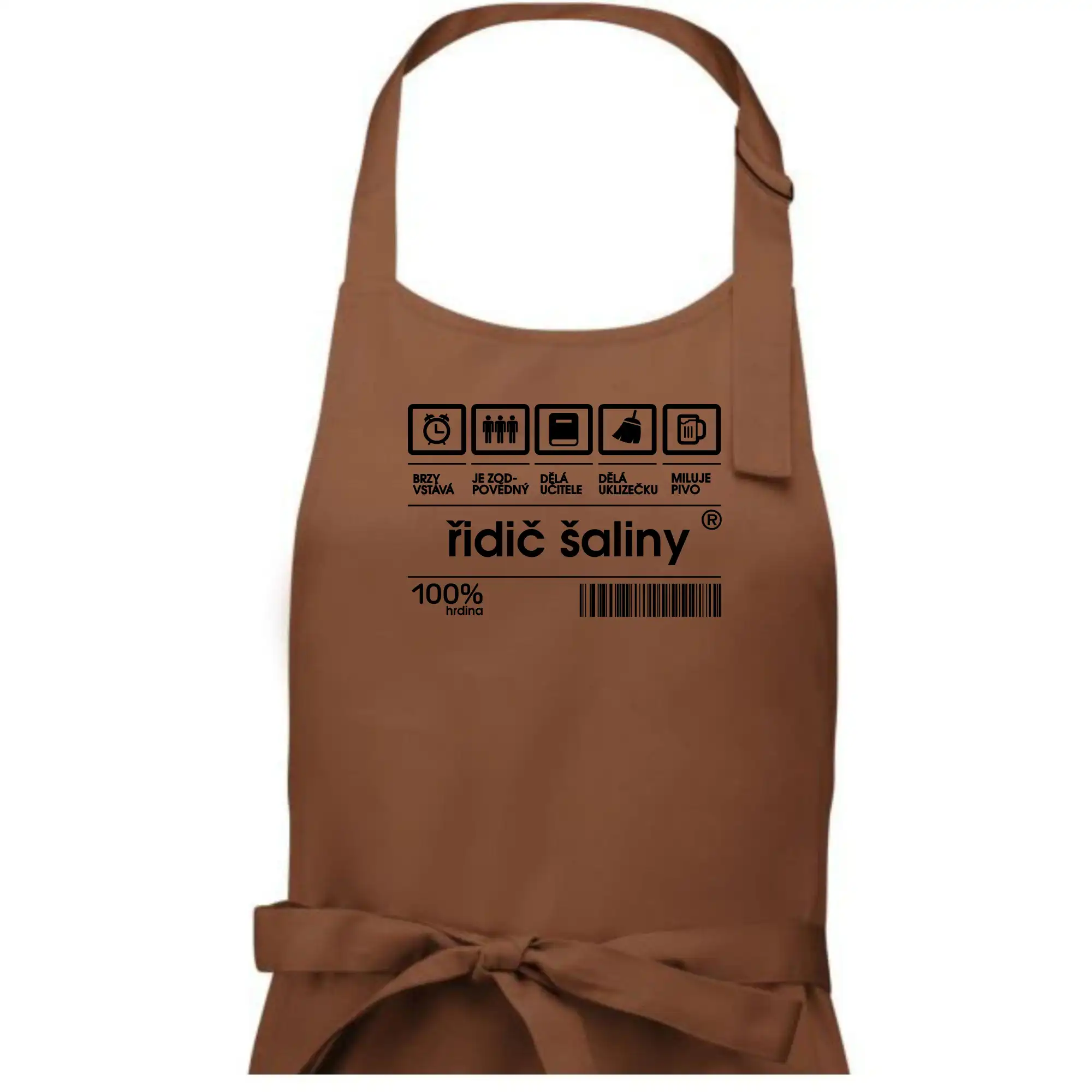 Čárový kód - řidič šaliny