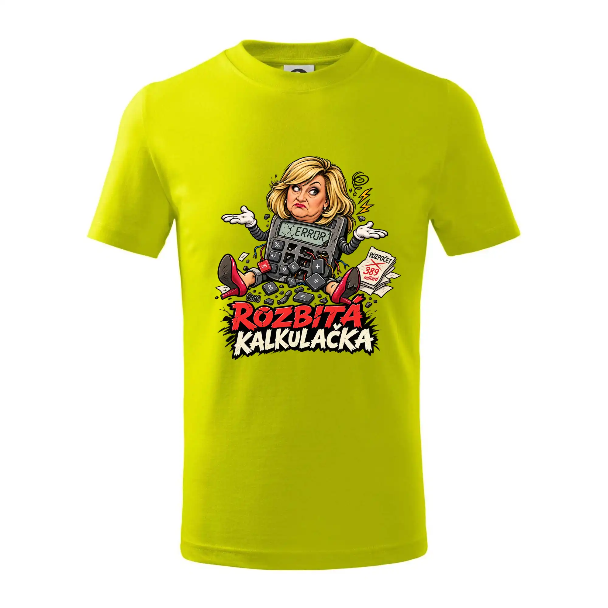 Alenka - rozbitá kalkulačka