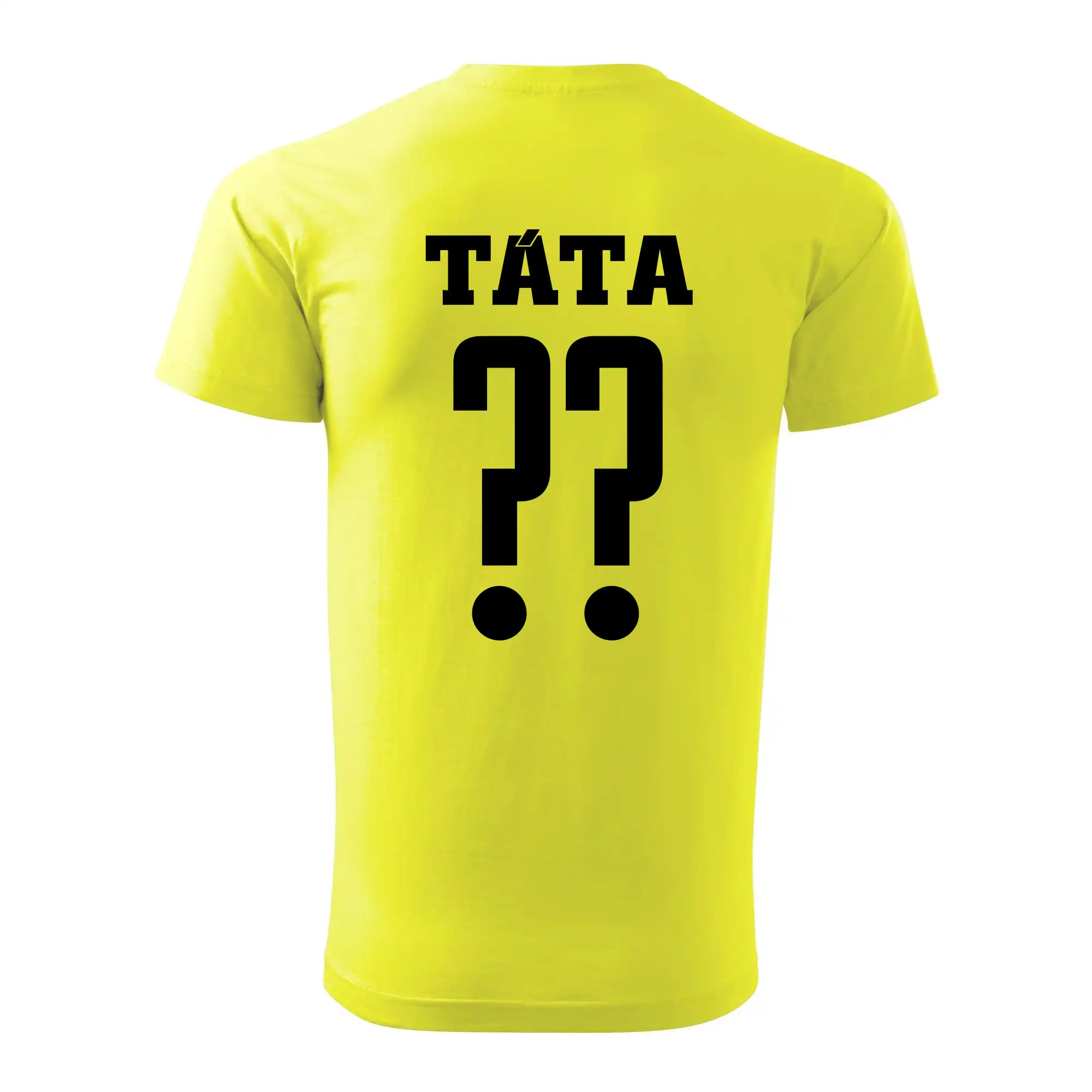 Táta - dres se jménem a číslem
