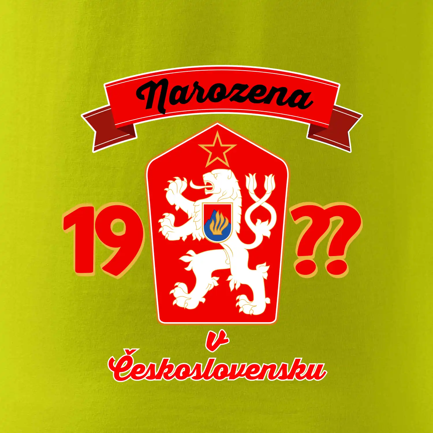 Narozen v Československu - barevné - vlastní ročník